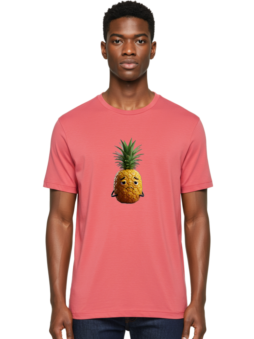 Pineapple-With-A-Grumpy-Face Men'S Graphic Tee, 100% Cotton, Comfortable Casual Summer Wear, Machine Washable, Vintage Camera, Old Camera, Antique Camera, Black Camera, Classic Photography, Photography Equipment, Nostalgic Device, Film Camera, Ban119