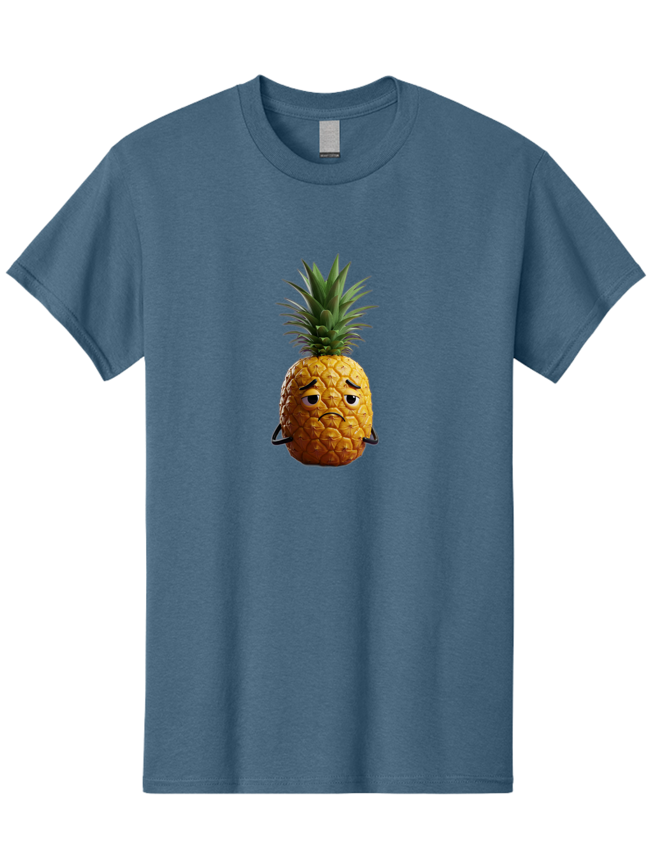 Pineapple-With-A-Grumpy-Face Men'S Graphic Tee, 100% Cotton, Comfortable Casual Summer Wear, Machine Washable, Vintage Camera, Old Camera, Antique Camera, Black Camera, Classic Photography, Photography Equipment, Nostalgic Device, Film Camera, Ban119