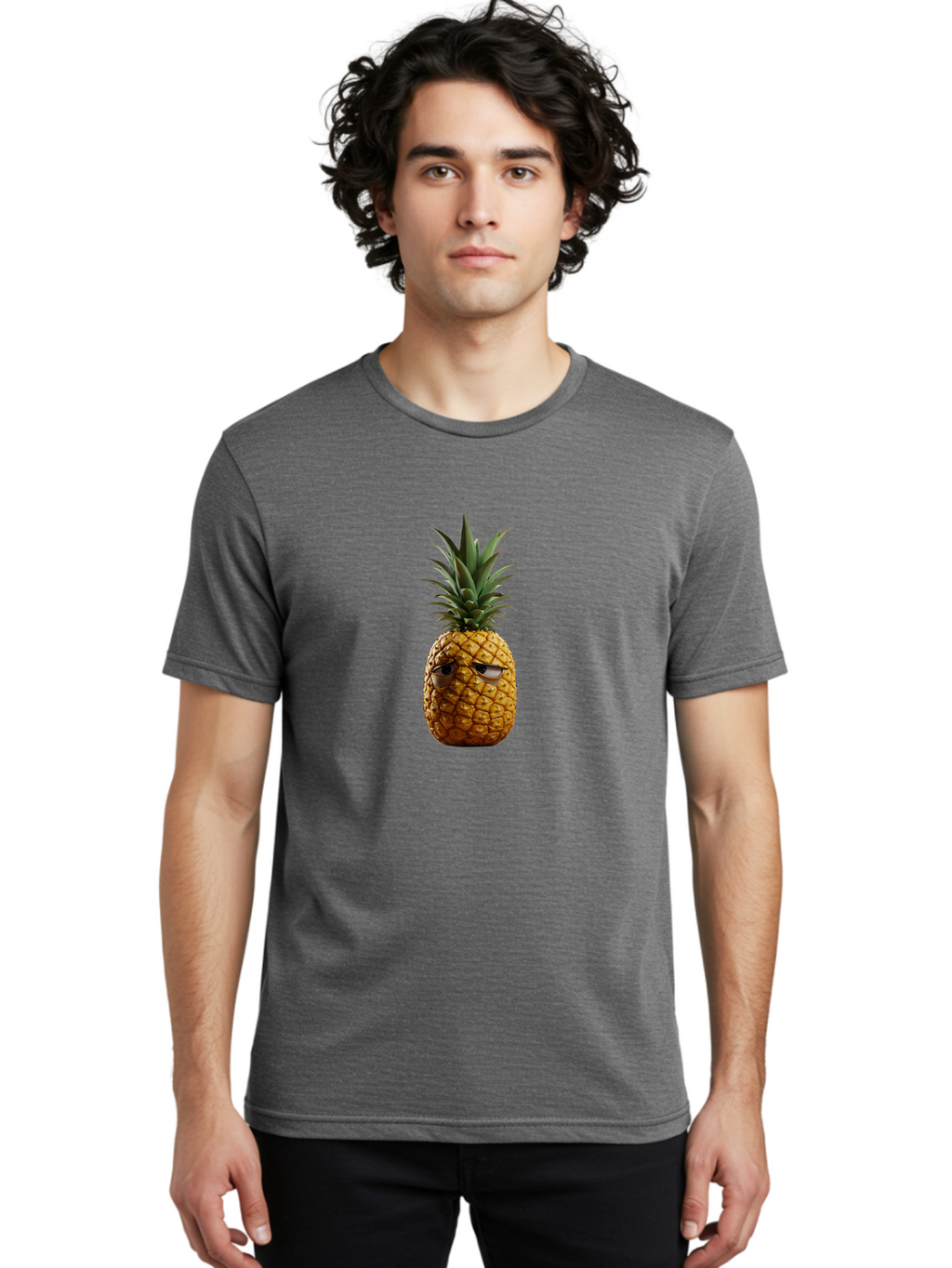 Pineapple-With-Eyes Men'S Graphic Tee, 100% Cotton, Comfortable Casual Summer Wear, Machine Washable, Vintage Camera, Old Camera, Antique Camera, Black Camera, Classic Photography, Photography Equipment, Nostalgic Device, Film Camera, Ban120