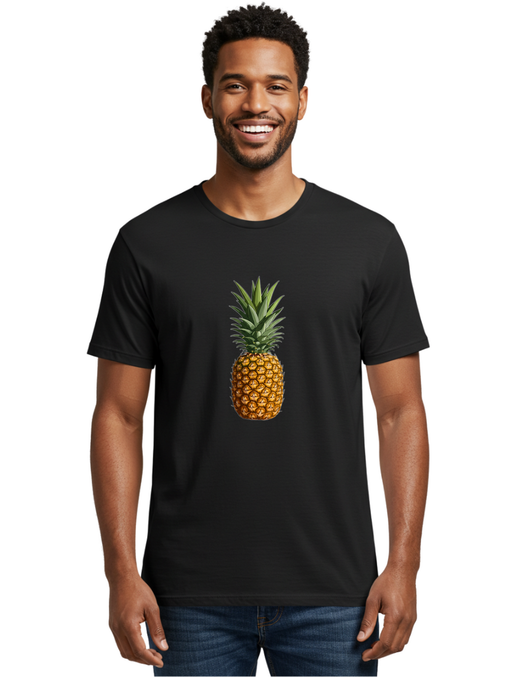 Pineapple Men'S Graphic Tee, 100% Cotton, Comfortable Casual Summer Wear, Machine Washable, Vintage Camera, Old Camera, Antique Camera, Black Camera, Classic Photography, Photography Equipment, Nostalgic Device, Film Camera, Camera Art Ban122
