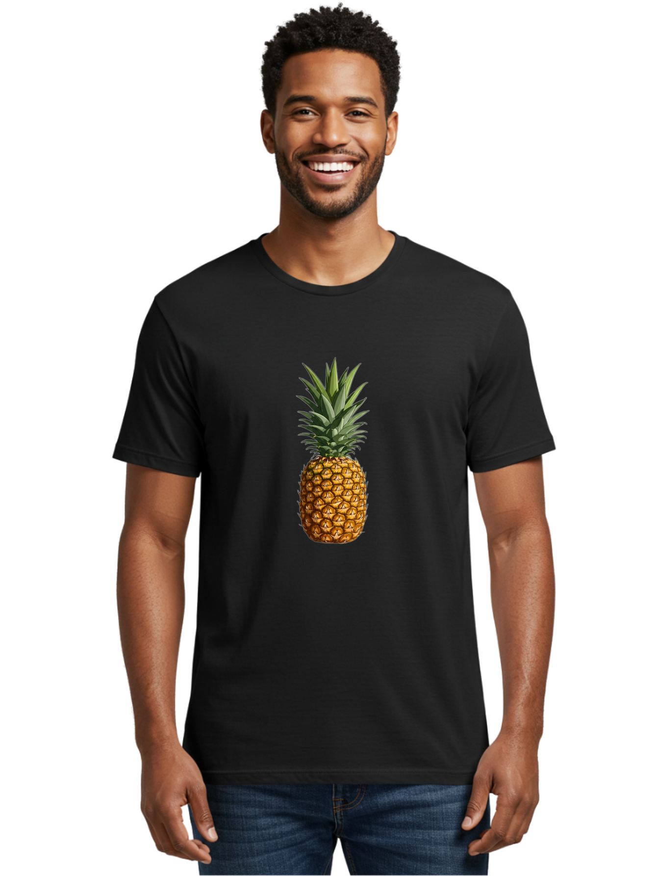 Pineapple Men'S Graphic Tee, 100% Cotton, Comfortable Casual Summer Wear, Machine Washable, Vintage Camera, Old Camera, Antique Camera, Black Camera, Classic Photography, Photography Equipment, Nostalgic Device, Film Camera, Camera Art Ban122
