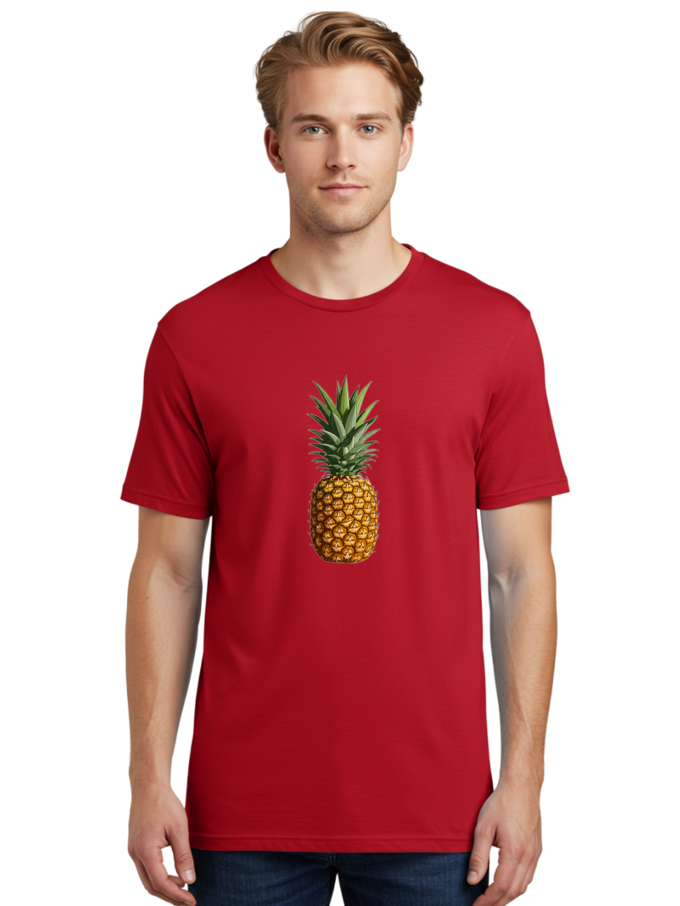 Pineapple Men'S Graphic Tee, 100% Cotton, Comfortable Casual Summer Wear, Machine Washable, Vintage Camera, Old Camera, Antique Camera, Black Camera, Classic Photography, Photography Equipment, Nostalgic Device, Film Camera, Camera Art Ban122