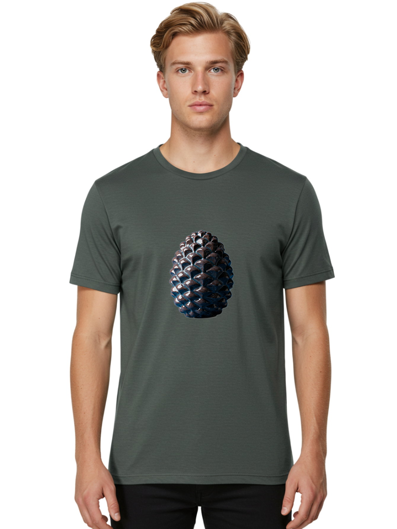 Pinecone-1 Men'S Graphic Tee, 100% Cotton, Comfortable Casual Summer Wear, Machine Washable, Vintage Camera, Old Camera, Antique Camera, Black Camera, Classic Photography, Photography Equipment, Nostalgic Device, Film Camera, Camera Art Ban123