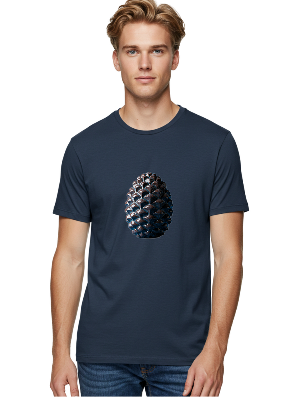 Pinecone-1 Men'S Graphic Tee, 100% Cotton, Comfortable Casual Summer Wear, Machine Washable, Vintage Camera, Old Camera, Antique Camera, Black Camera, Classic Photography, Photography Equipment, Nostalgic Device, Film Camera, Camera Art Ban123