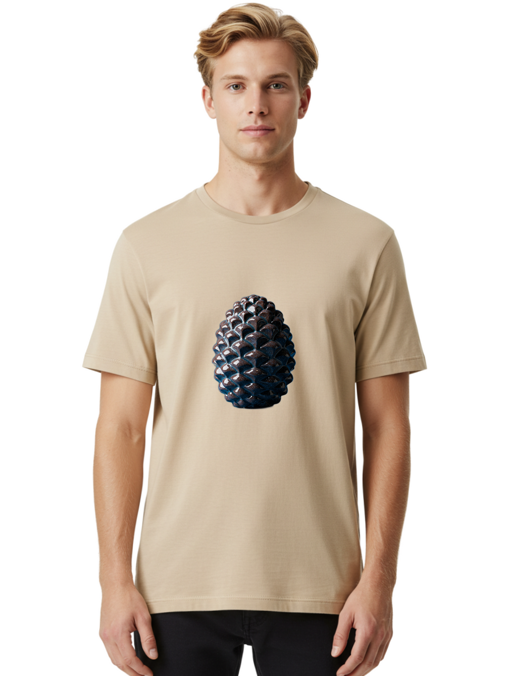 Pinecone-1 Men'S Graphic Tee, 100% Cotton, Comfortable Casual Summer Wear, Machine Washable, Vintage Camera, Old Camera, Antique Camera, Black Camera, Classic Photography, Photography Equipment, Nostalgic Device, Film Camera, Camera Art Ban123