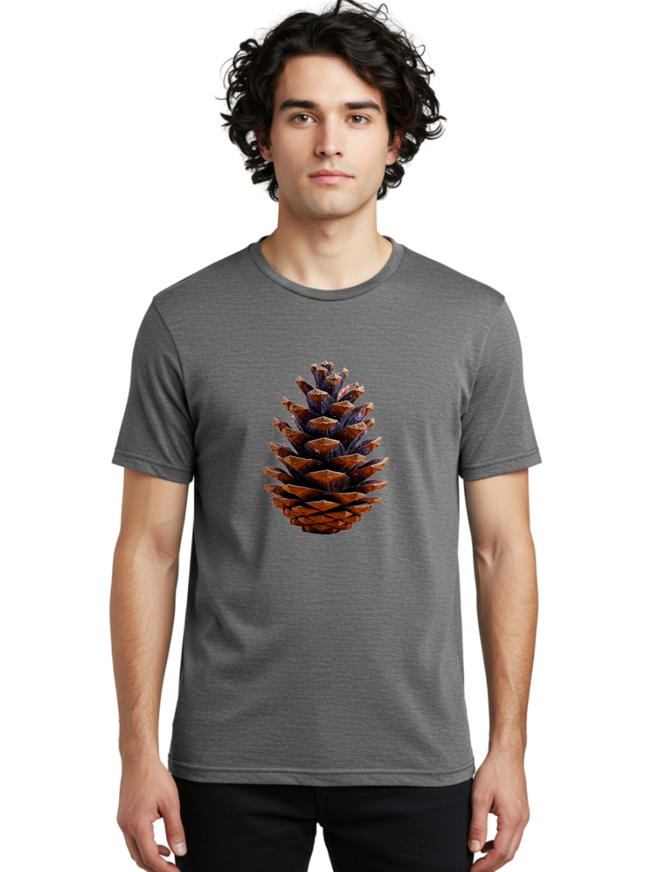 Pinecone Men'S Graphic Tee, 100% Cotton, Comfortable Casual Summer Wear, Machine Washable, Vintage Camera, Old Camera, Antique Camera, Black Camera, Classic Photography, Photography Equipment, Nostalgic Device, Film Camera, Camera Art Ban124