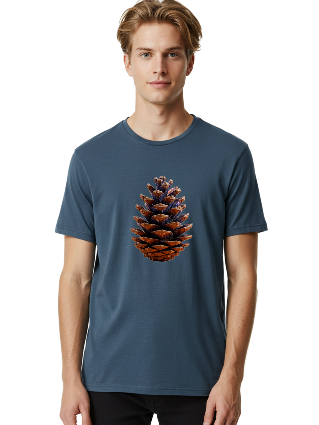 Pinecone Men'S Graphic Tee, 100% Cotton, Comfortable Casual Summer Wear, Machine Washable, Vintage Camera, Old Camera, Antique Camera, Black Camera, Classic Photography, Photography Equipment, Nostalgic Device, Film Camera, Camera Art Ban124