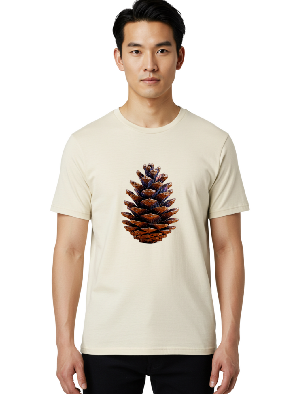 Pinecone Men'S Graphic Tee, 100% Cotton, Comfortable Casual Summer Wear, Machine Washable, Vintage Camera, Old Camera, Antique Camera, Black Camera, Classic Photography, Photography Equipment, Nostalgic Device, Film Camera, Camera Art Ban124