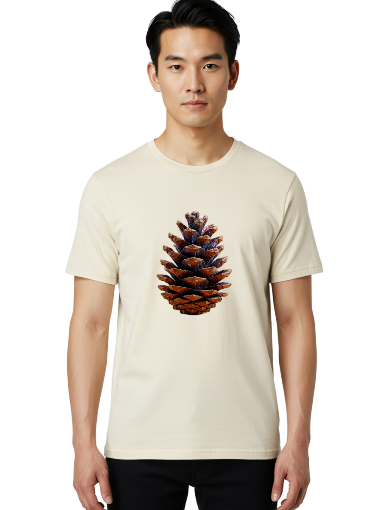 Pinecone Men'S Graphic Tee, 100% Cotton, Comfortable Casual Summer Wear, Machine Washable, Vintage Camera, Old Camera, Antique Camera, Black Camera, Classic Photography, Photography Equipment, Nostalgic Device, Film Camera, Camera Art Ban124