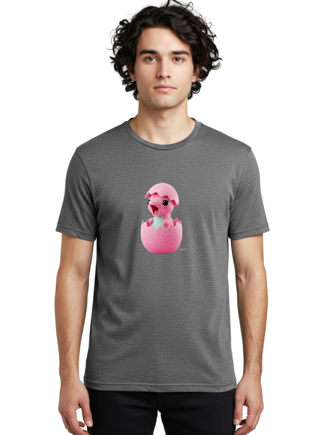 Pink-Dinosaur-Hatching Men'S Graphic Tee, 100% Cotton, Comfortable Casual Summer Wear, Machine Washable, Vintage Camera, Old Camera, Antique Camera, Black Camera, Classic Photography, Photography Equipment, Nostalgic Device, Film Camera, Ban126