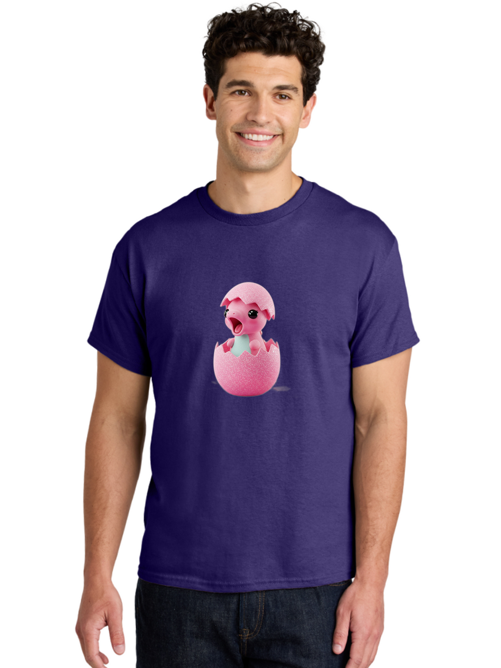 Pink-Dinosaur-Hatching Men'S Graphic Tee, 100% Cotton, Comfortable Casual Summer Wear, Machine Washable, Vintage Camera, Old Camera, Antique Camera, Black Camera, Classic Photography, Photography Equipment, Nostalgic Device, Film Camera, Ban126