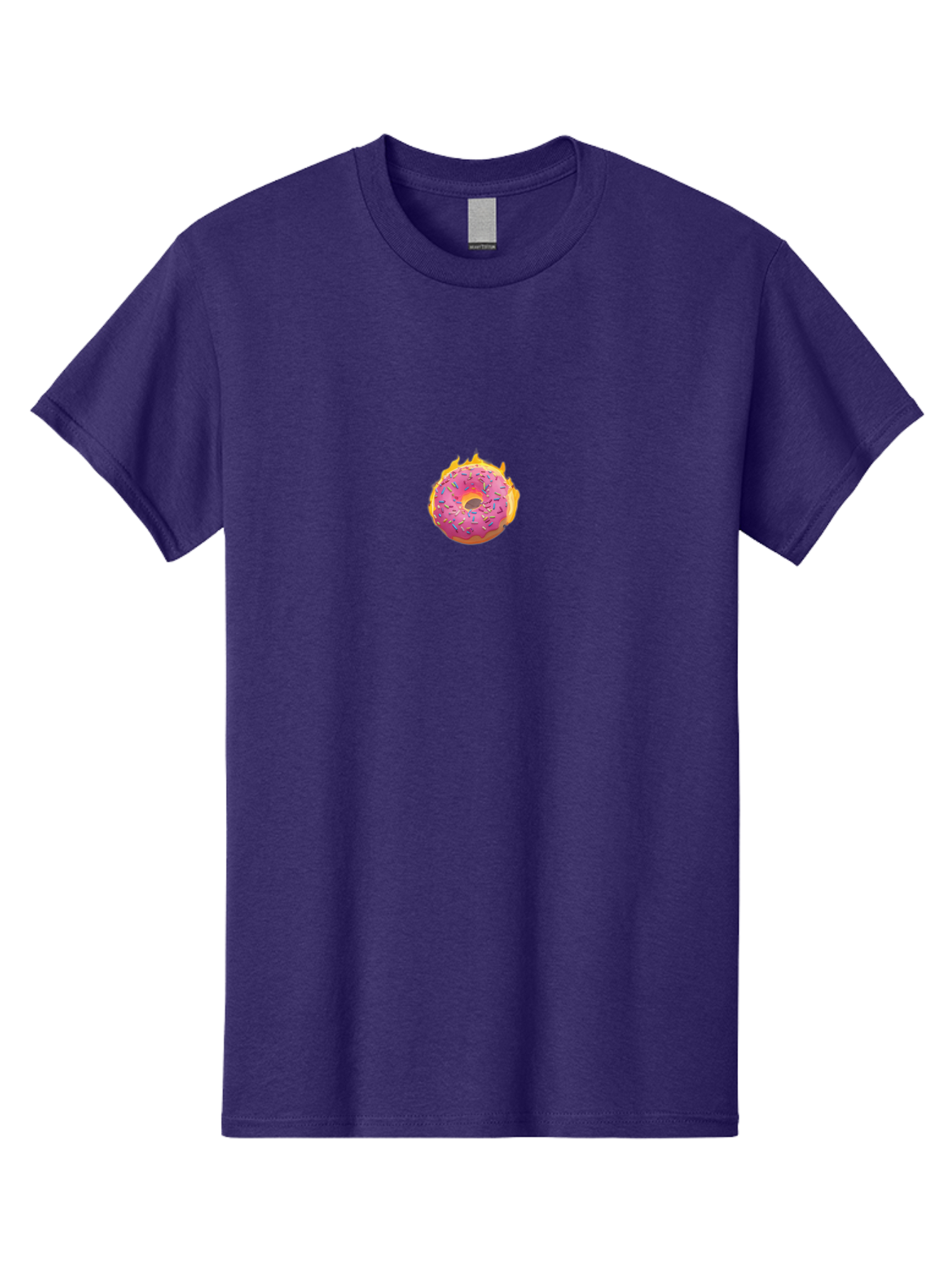 Pink-Donut-Fire Men'S Graphic Tee, 100% Cotton, Comfortable Casual Summer Wear, Machine Washable, Vintage Camera, Old Camera, Antique Camera, Black Camera, Classic Photography, Photography Equipment, Nostalgic Device, Film Camera, Camera Art Ban127