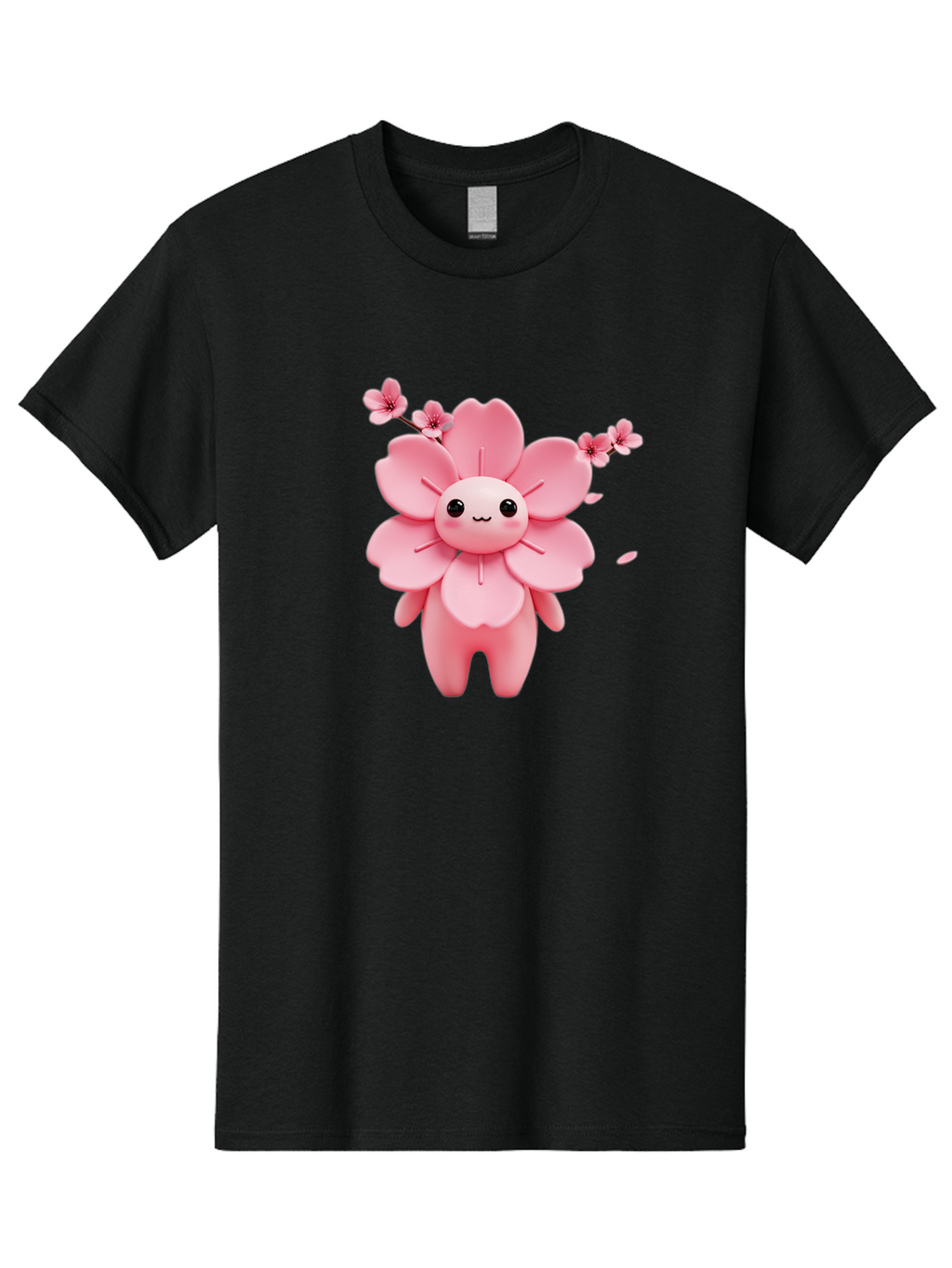 Pink-Flower-Character Men'S Graphic Tee, 100% Cotton, Comfortable Casual Summer Wear, Machine Washable, Vintage Camera, Old Camera, Antique Camera, Black Camera, Classic Photography, Photography Equipment, Nostalgic Device, Film Camera, Ban130