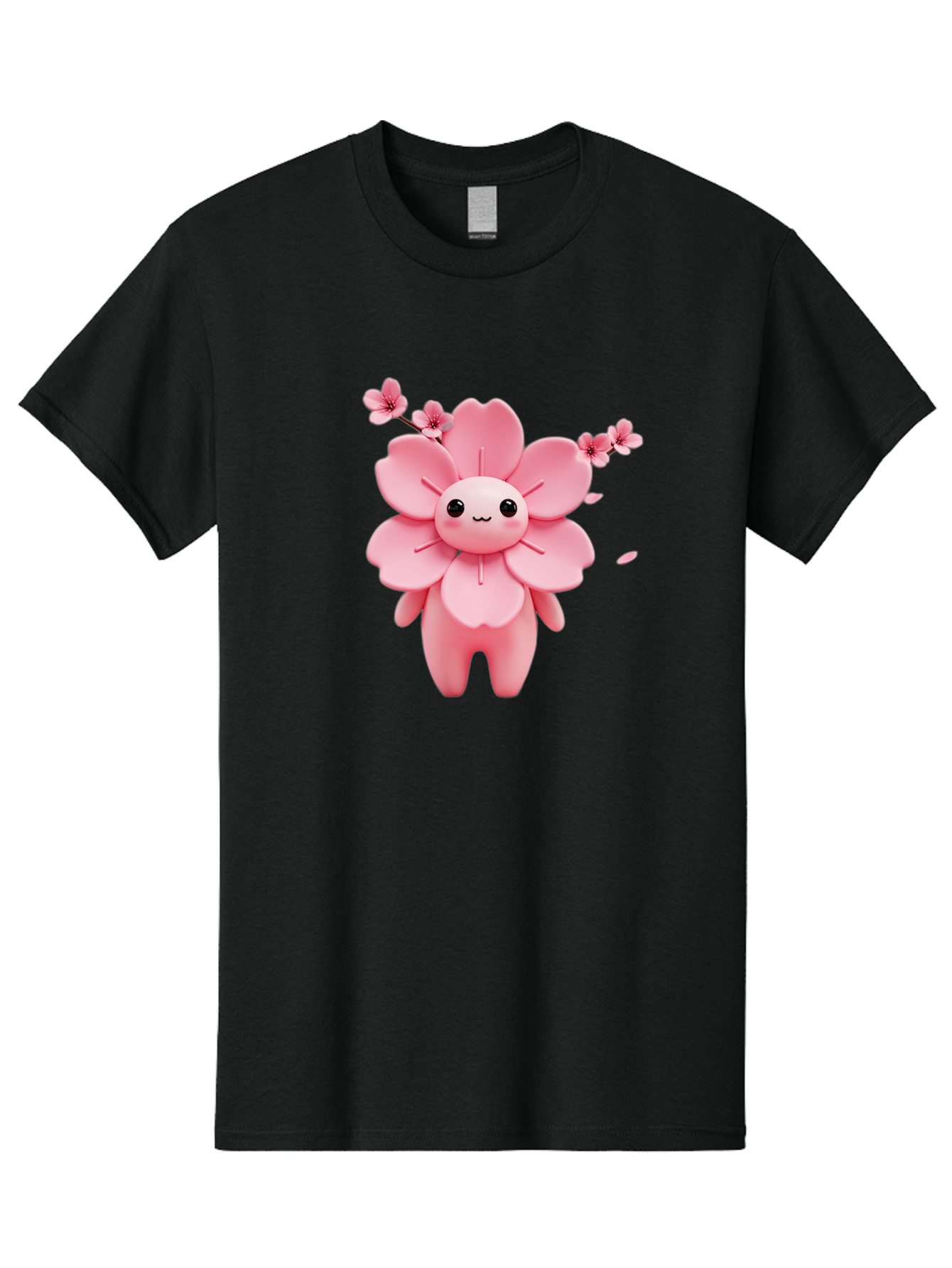 Pink-Flower-Character Men'S Graphic Tee, 100% Cotton, Comfortable Casual Summer Wear, Machine Washable, Vintage Camera, Old Camera, Antique Camera, Black Camera, Classic Photography, Photography Equipment, Nostalgic Device, Film Camera, Ban130