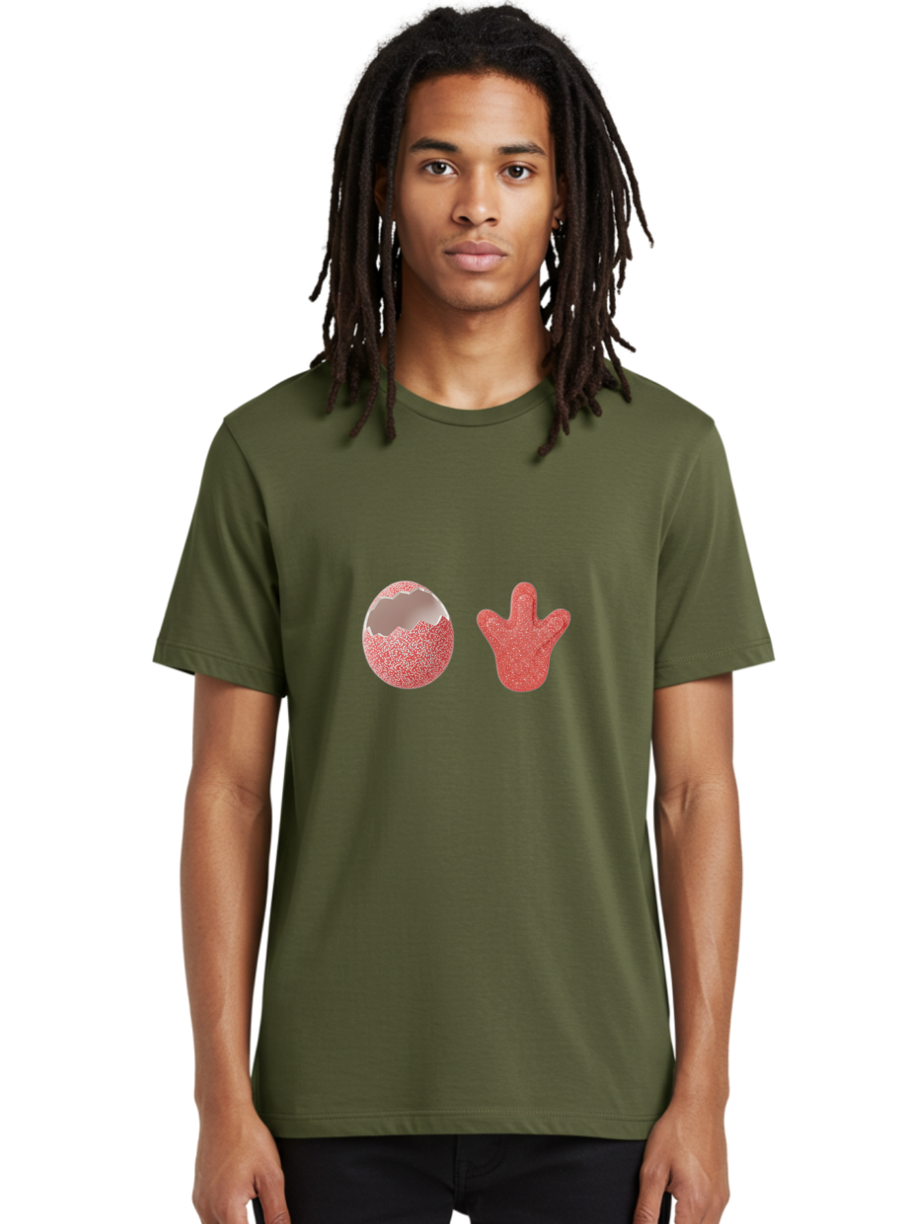 Pink-Hand-Gummy-Candy-And-Egg Men'S Graphic Tee, 100% Cotton, Comfortable Casual Summer Wear, Machine Washable, Vintage Camera, Old Camera, Antique Camera, Black Camera, Classic Photography, Photography Equipment, Nostalgic Device, Ban133
