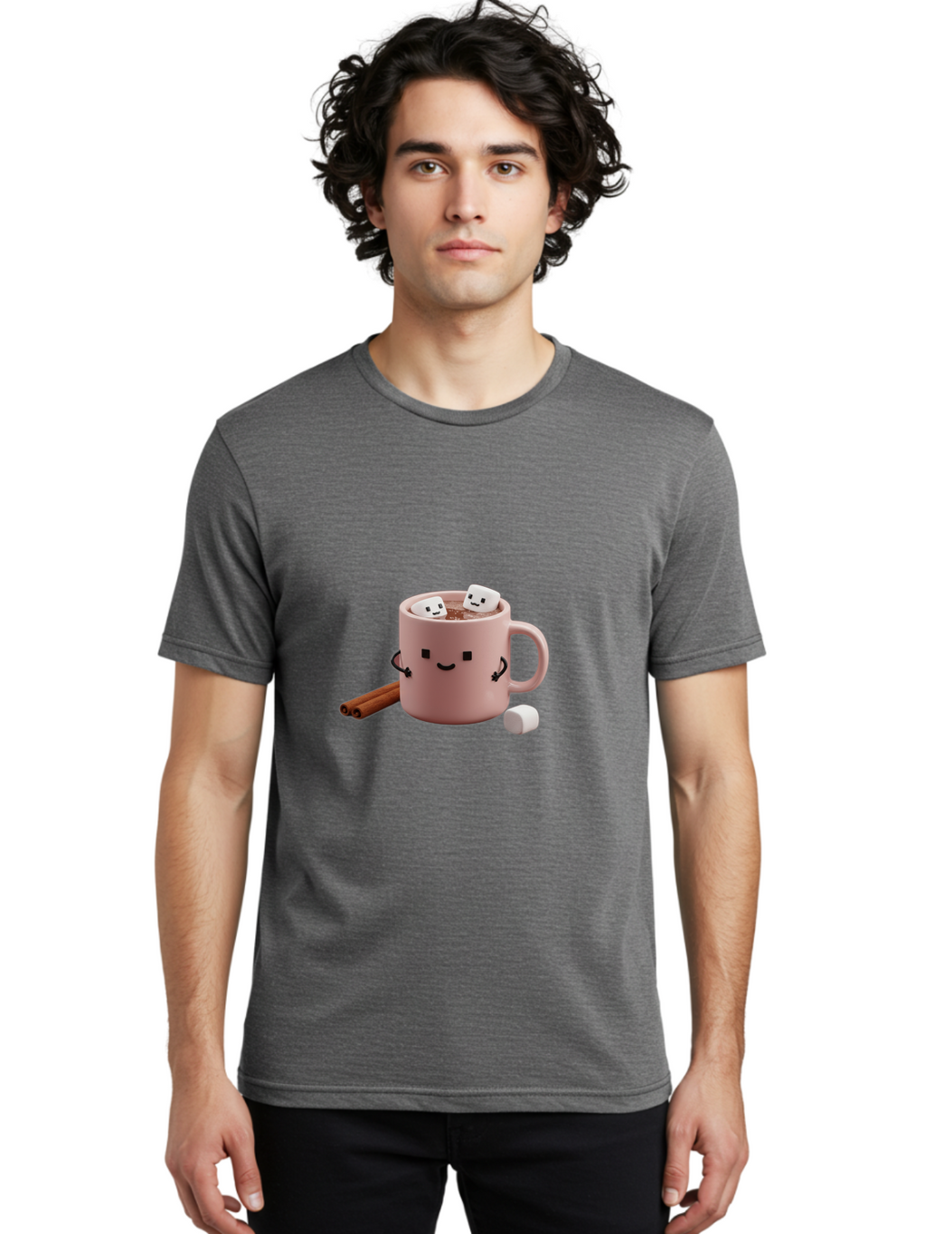 Pink-Mug Men'S Graphic Tee, 100% Cotton, Comfortable Casual Summer Wear, Machine Washable, Vintage Camera, Old Camera, Antique Camera, Black Camera, Classic Photography, Photography Equipment, Nostalgic Device, Film Camera, Camera Art Ban135