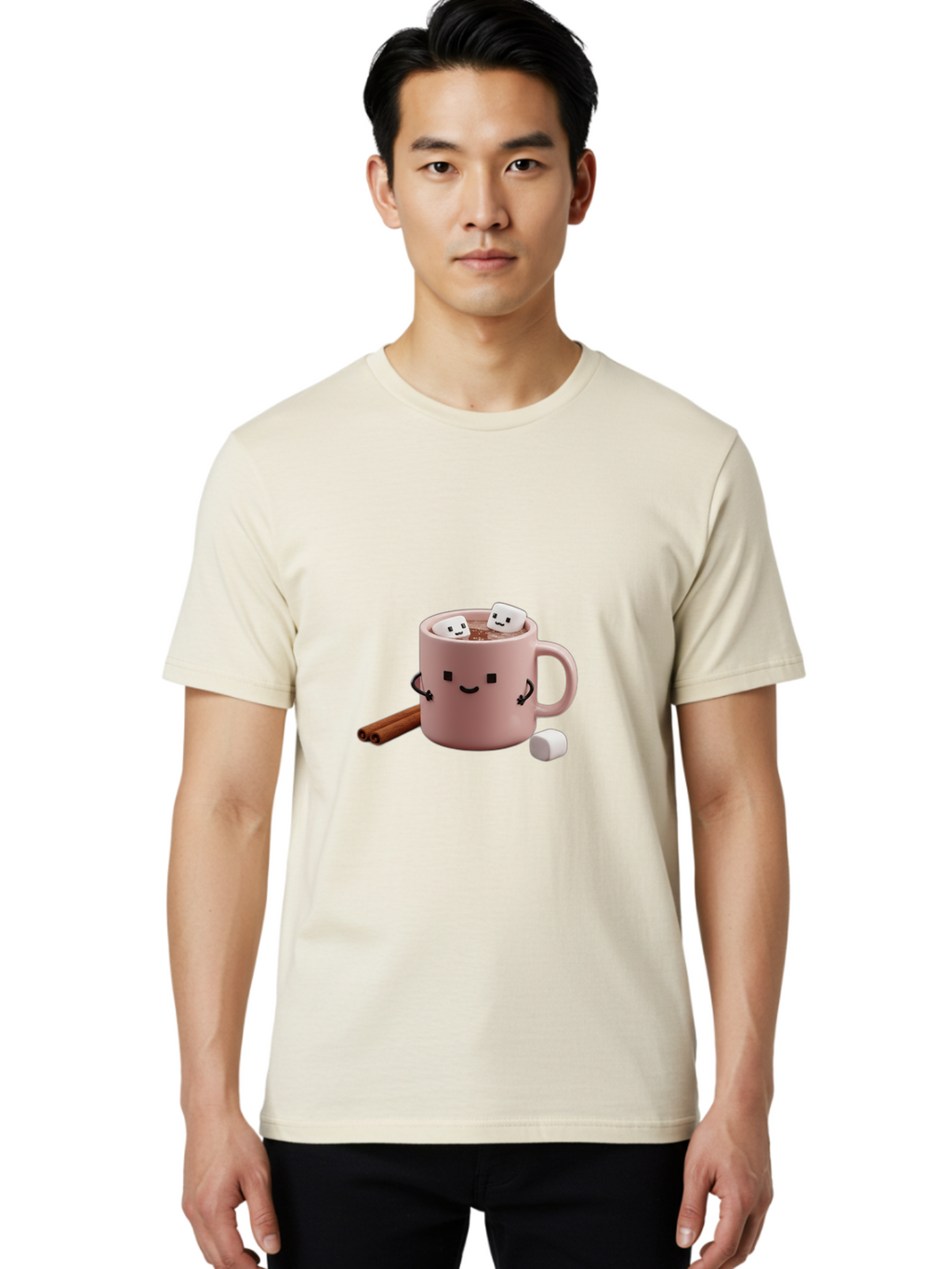 Pink-Mug Men'S Graphic Tee, 100% Cotton, Comfortable Casual Summer Wear, Machine Washable, Vintage Camera, Old Camera, Antique Camera, Black Camera, Classic Photography, Photography Equipment, Nostalgic Device, Film Camera, Camera Art Ban135