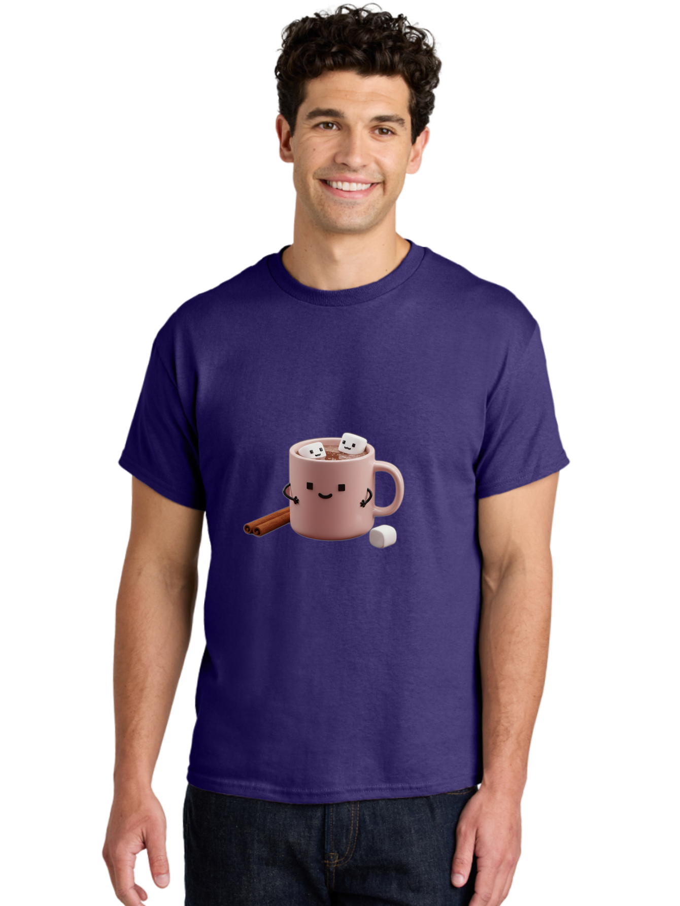 Pink-Mug Men'S Graphic Tee, 100% Cotton, Comfortable Casual Summer Wear, Machine Washable, Vintage Camera, Old Camera, Antique Camera, Black Camera, Classic Photography, Photography Equipment, Nostalgic Device, Film Camera, Camera Art Ban135