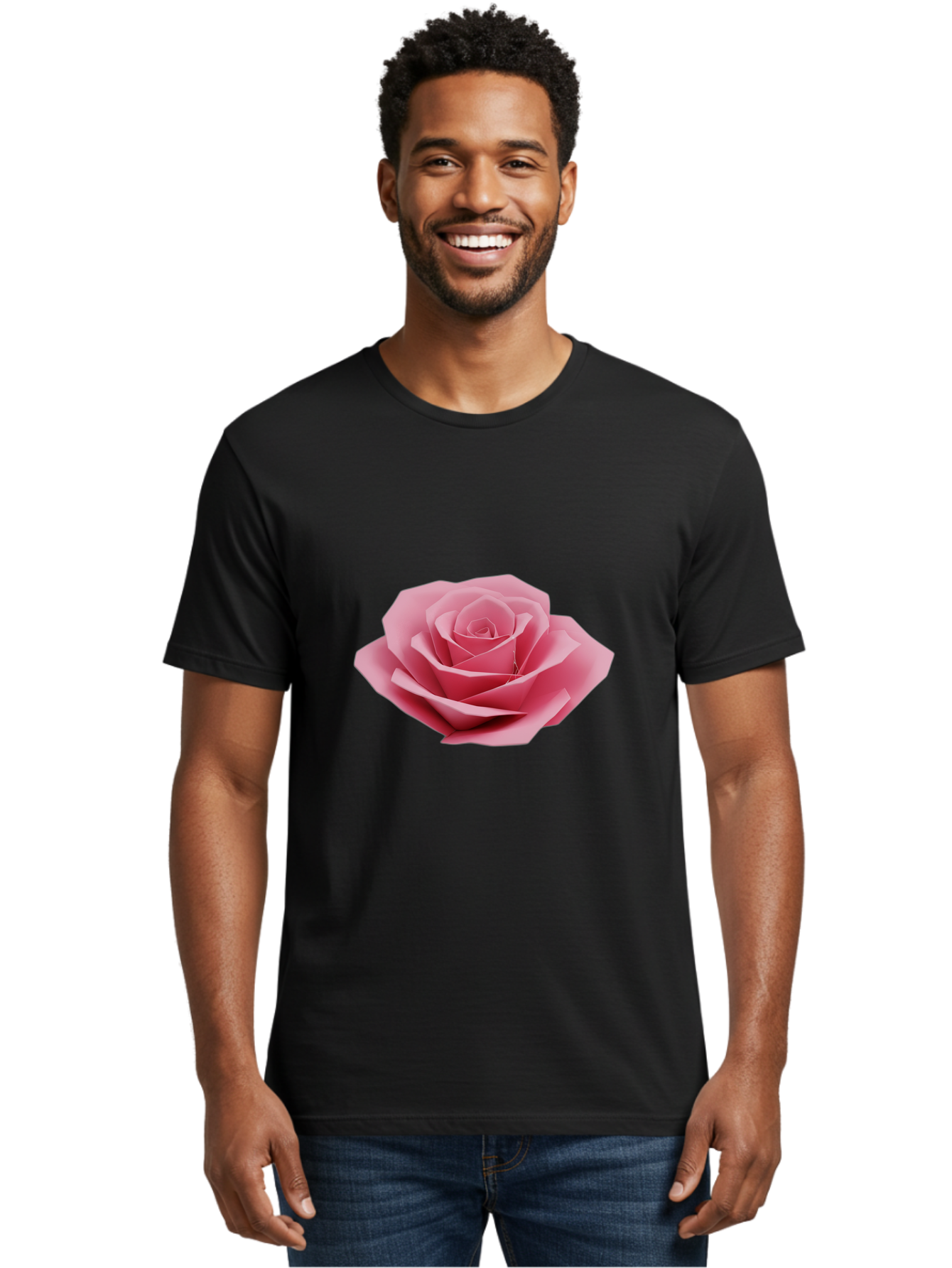 Pink-Rose Men'S Graphic Tee, 100% Cotton, Comfortable Casual Summer Wear, Machine Washable, Vintage Camera, Old Camera, Antique Camera, Black Camera, Classic Photography, Photography Equipment, Nostalgic Device, Film Camera, Camera Art Ban136