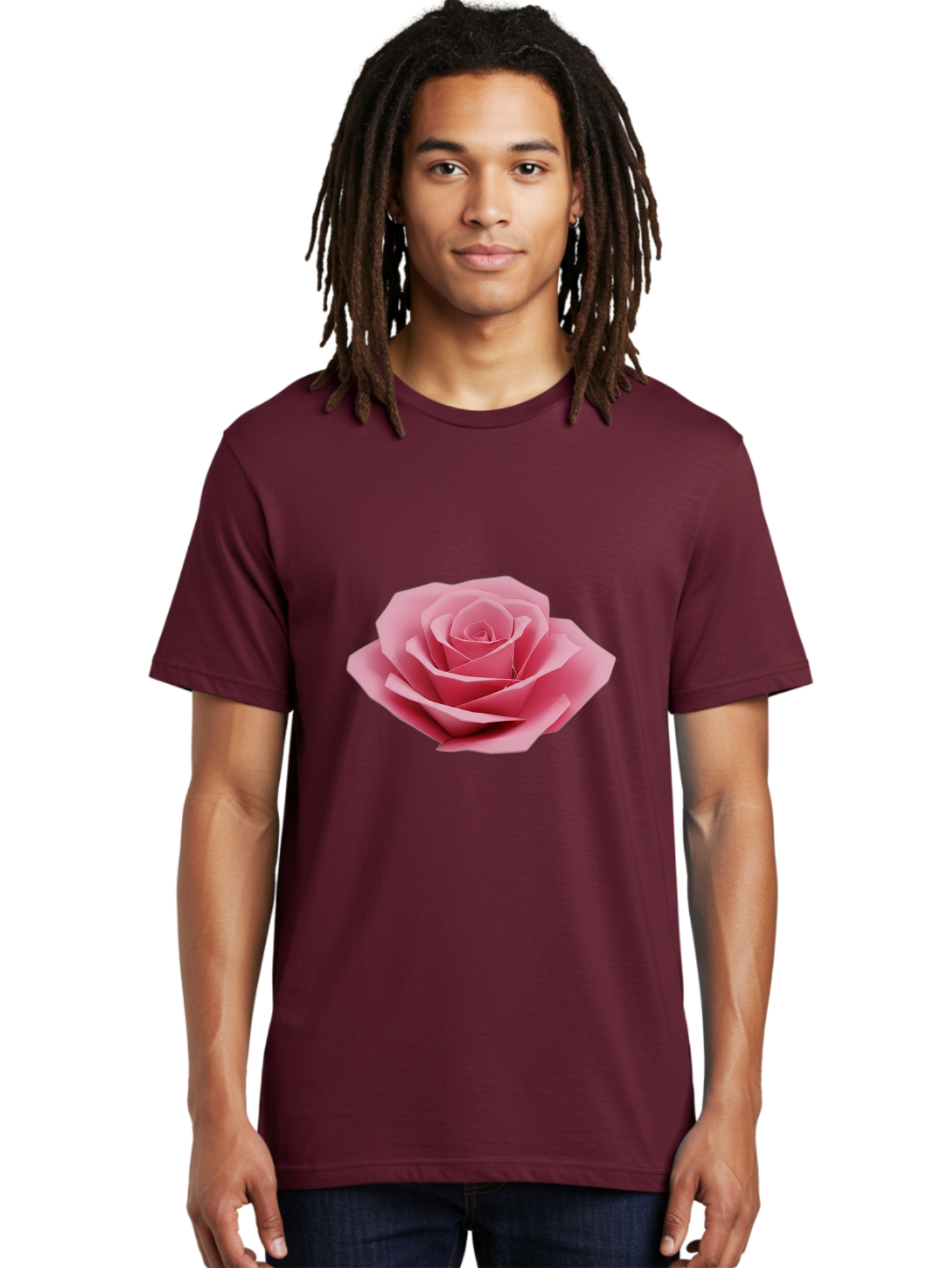 Pink-Rose Men'S Graphic Tee, 100% Cotton, Comfortable Casual Summer Wear, Machine Washable, Vintage Camera, Old Camera, Antique Camera, Black Camera, Classic Photography, Photography Equipment, Nostalgic Device, Film Camera, Camera Art Ban136