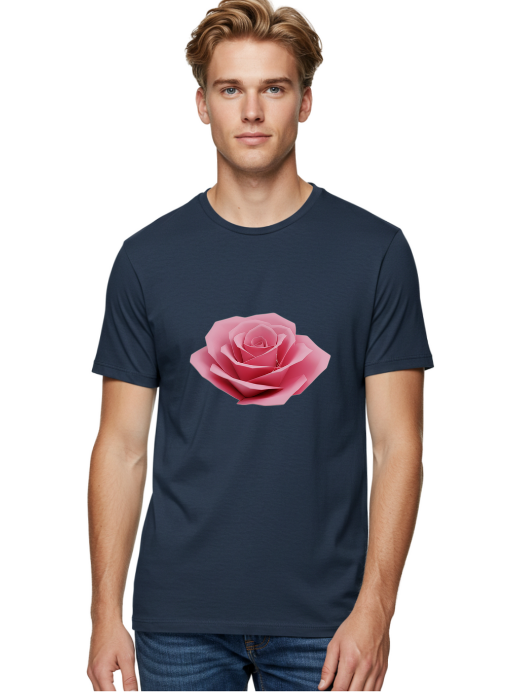 Pink-Rose Men'S Graphic Tee, 100% Cotton, Comfortable Casual Summer Wear, Machine Washable, Vintage Camera, Old Camera, Antique Camera, Black Camera, Classic Photography, Photography Equipment, Nostalgic Device, Film Camera, Camera Art Ban136
