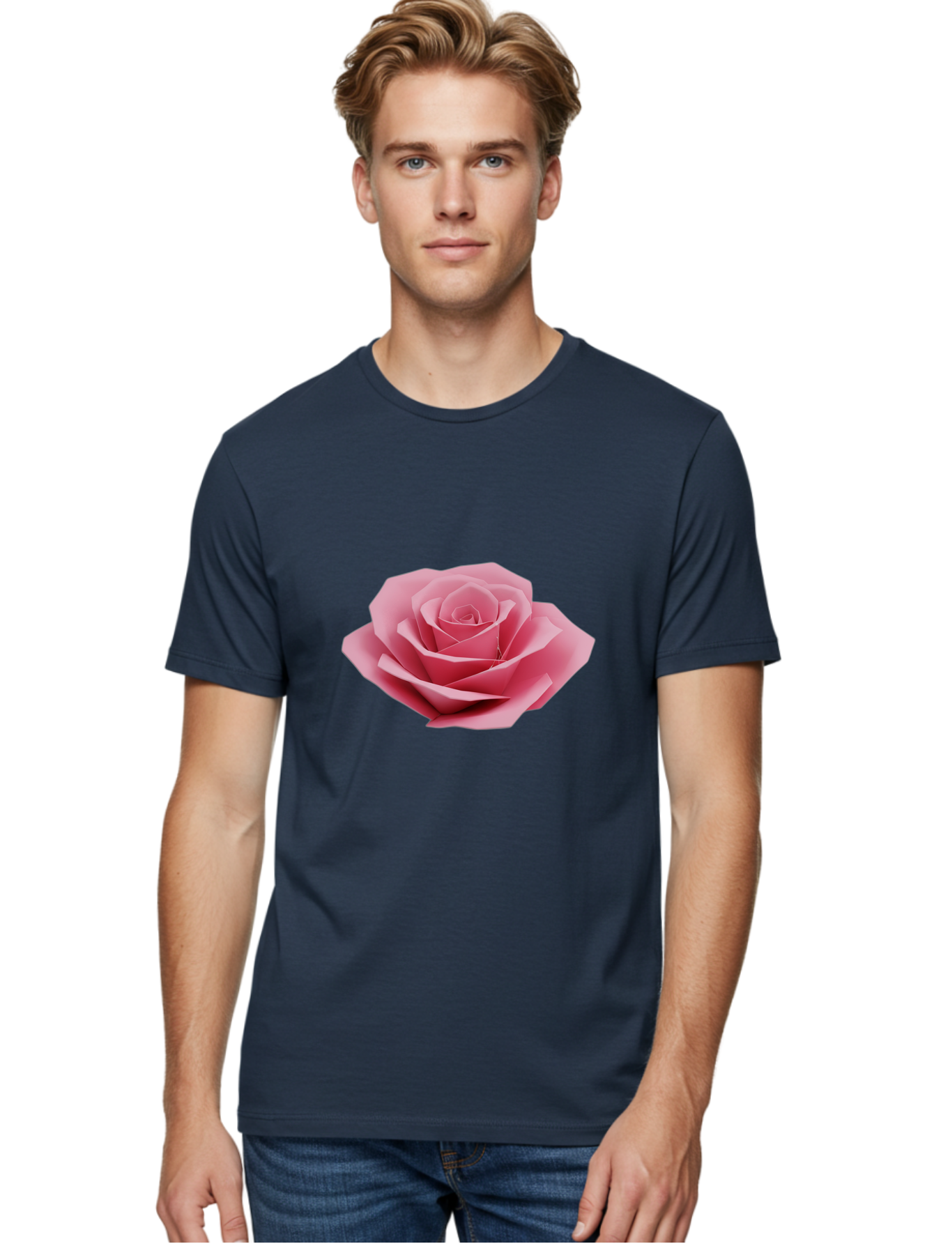 Pink-Rose Men'S Graphic Tee, 100% Cotton, Comfortable Casual Summer Wear, Machine Washable, Vintage Camera, Old Camera, Antique Camera, Black Camera, Classic Photography, Photography Equipment, Nostalgic Device, Film Camera, Camera Art Ban136