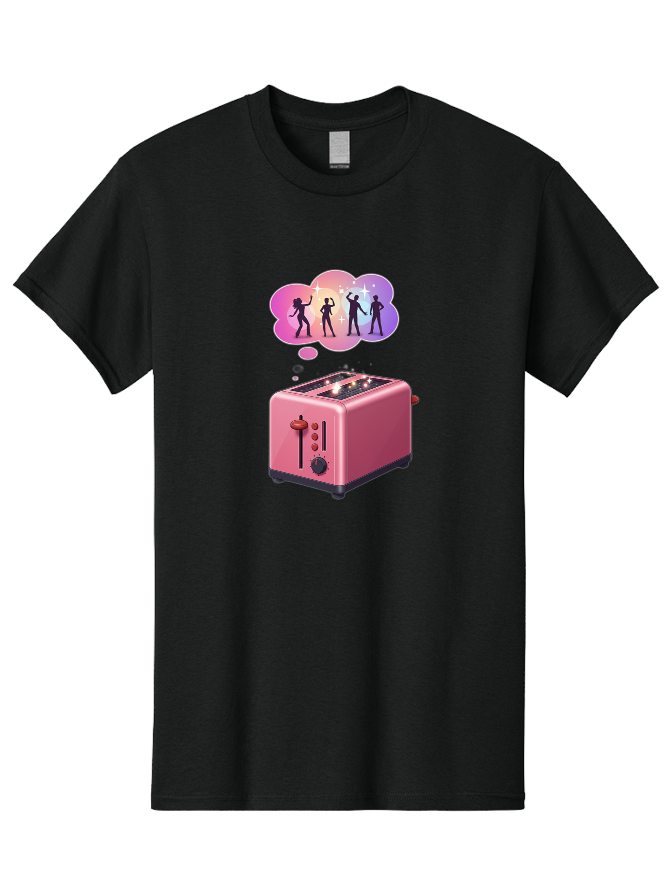 Pink-Toaster Men'S Graphic Tee, 100% Cotton, Comfortable Casual Summer Wear, Machine Washable, Vintage Camera, Old Camera, Antique Camera, Black Camera, Classic Photography, Photography Equipment, Nostalgic Device, Film Camera, Camera Art Ban138