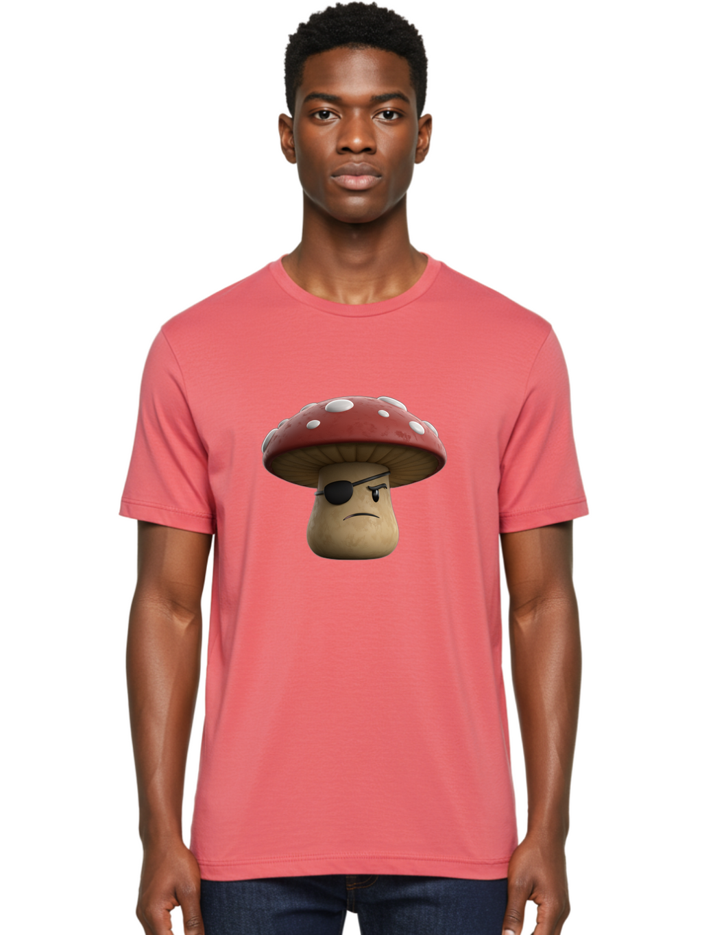 Pirate-Mushroom-1 Men'S Graphic Tee, 100% Cotton, Comfortable Casual Summer Wear, Machine Washable, Vintage Camera, Old Camera, Antique Camera, Black Camera, Classic Photography, Photography Equipment, Nostalgic Device, Film Camera, Camera Art Ban139