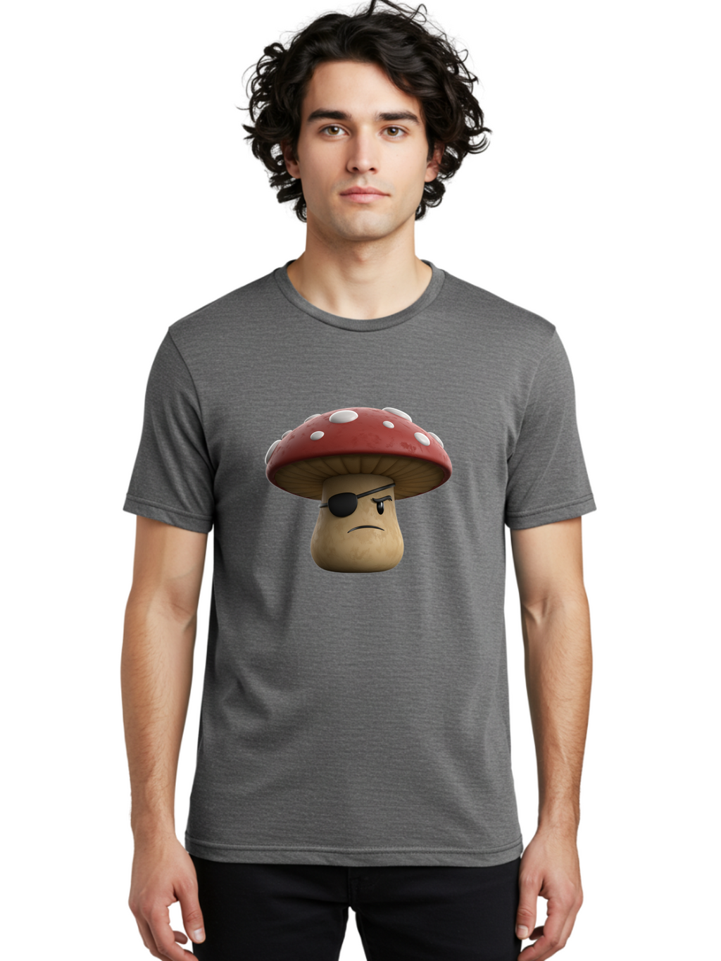 Pirate-Mushroom-1 Men'S Graphic Tee, 100% Cotton, Comfortable Casual Summer Wear, Machine Washable, Vintage Camera, Old Camera, Antique Camera, Black Camera, Classic Photography, Photography Equipment, Nostalgic Device, Film Camera, Camera Art Ban139
