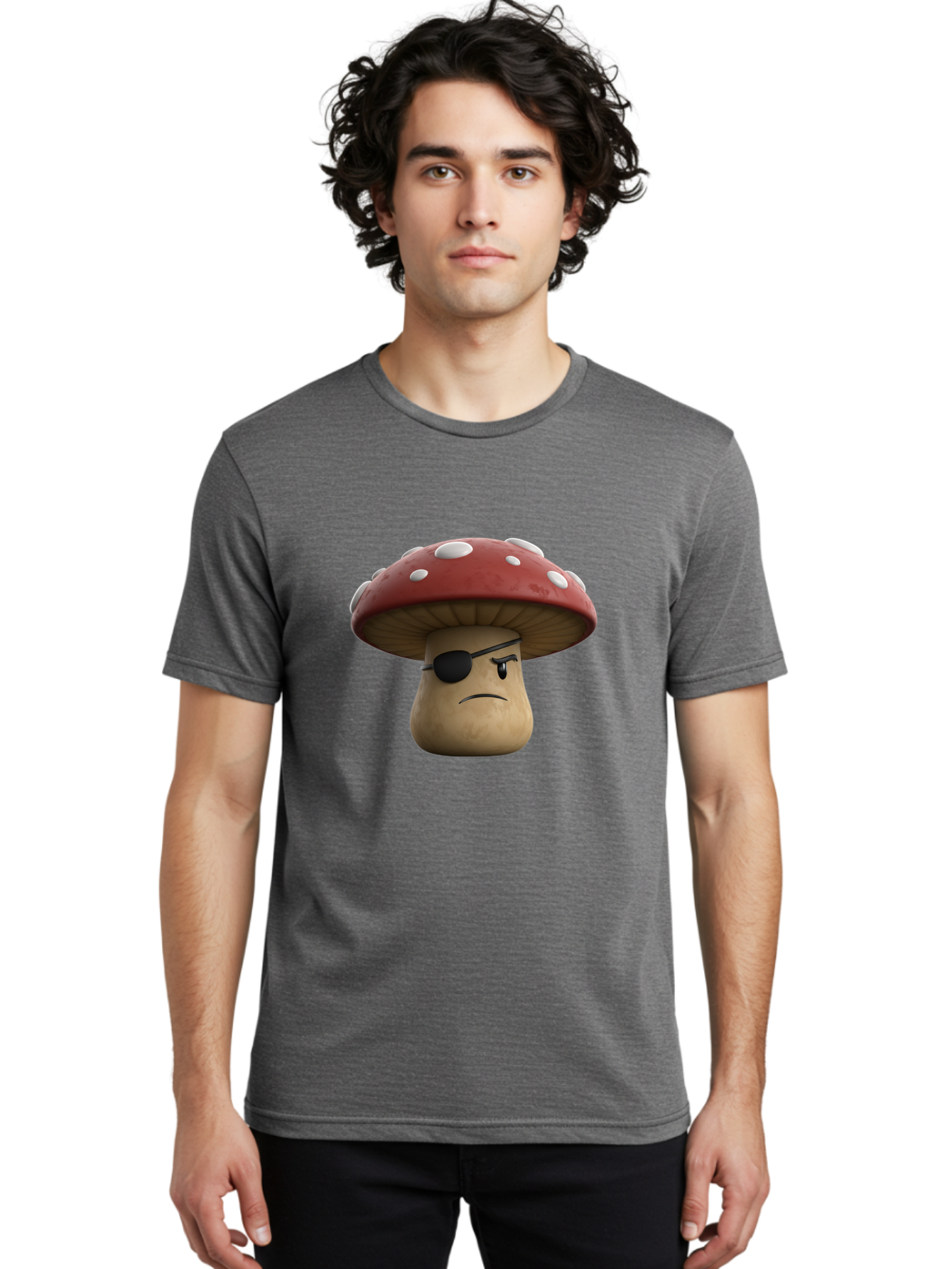 Pirate-Mushroom-1 Men'S Graphic Tee, 100% Cotton, Comfortable Casual Summer Wear, Machine Washable, Vintage Camera, Old Camera, Antique Camera, Black Camera, Classic Photography, Photography Equipment, Nostalgic Device, Film Camera, Camera Art Ban139