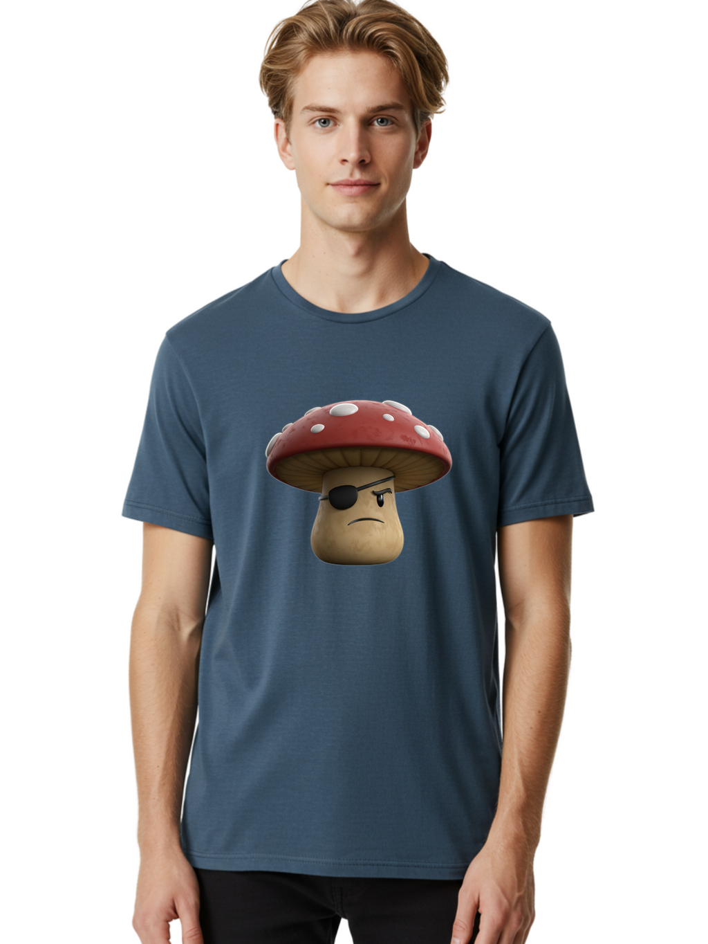 Pirate-Mushroom-1 Men'S Graphic Tee, 100% Cotton, Comfortable Casual Summer Wear, Machine Washable, Vintage Camera, Old Camera, Antique Camera, Black Camera, Classic Photography, Photography Equipment, Nostalgic Device, Film Camera, Camera Art Ban139