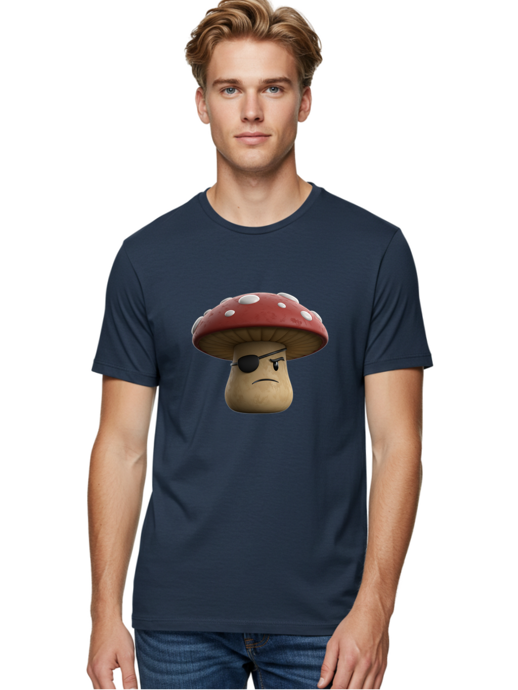 Pirate-Mushroom-1 Men'S Graphic Tee, 100% Cotton, Comfortable Casual Summer Wear, Machine Washable, Vintage Camera, Old Camera, Antique Camera, Black Camera, Classic Photography, Photography Equipment, Nostalgic Device, Film Camera, Camera Art Ban139