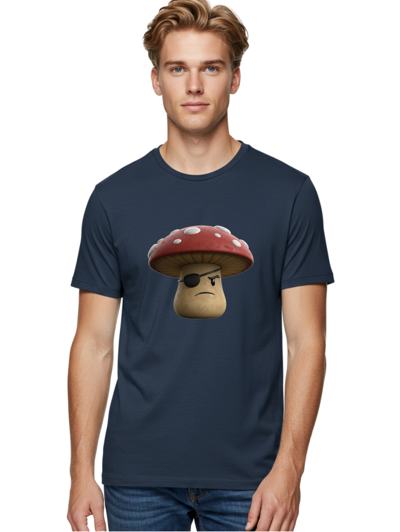 Pirate-Mushroom-1 Men'S Graphic Tee, 100% Cotton, Comfortable Casual Summer Wear, Machine Washable, Vintage Camera, Old Camera, Antique Camera, Black Camera, Classic Photography, Photography Equipment, Nostalgic Device, Film Camera, Camera Art Ban139