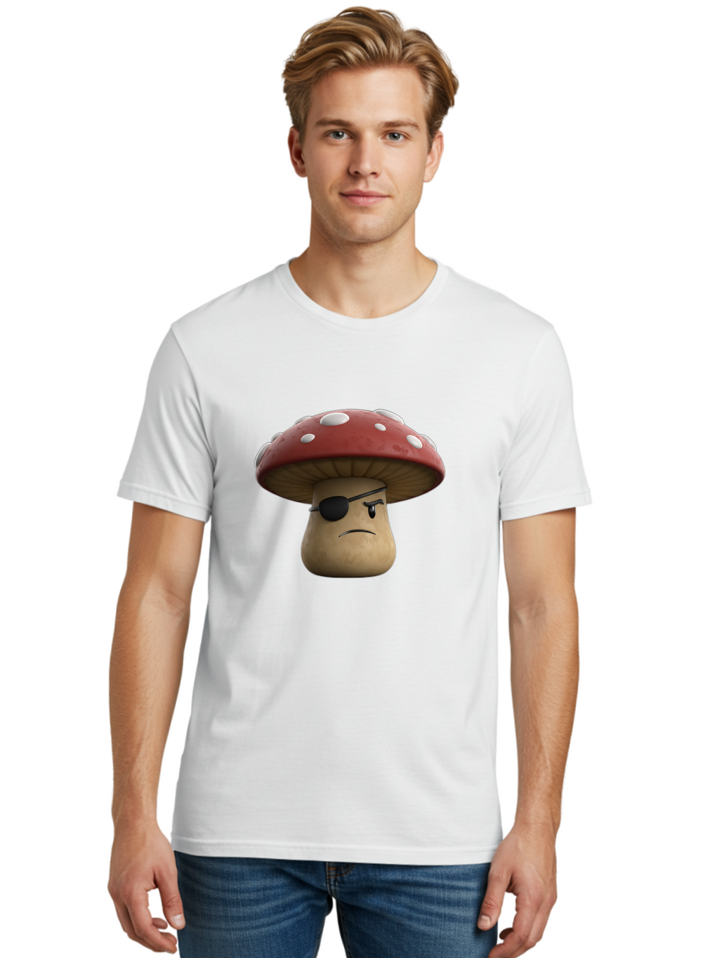Pirate-Mushroom-1 Men'S Graphic Tee, 100% Cotton, Comfortable Casual Summer Wear, Machine Washable, Vintage Camera, Old Camera, Antique Camera, Black Camera, Classic Photography, Photography Equipment, Nostalgic Device, Film Camera, Camera Art Ban139