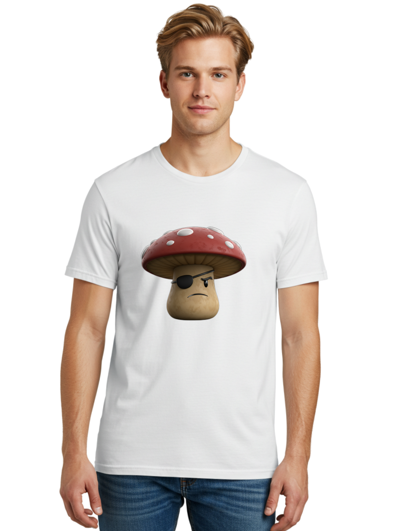 Pirate-Mushroom-1 Men'S Graphic Tee, 100% Cotton, Comfortable Casual Summer Wear, Machine Washable, Vintage Camera, Old Camera, Antique Camera, Black Camera, Classic Photography, Photography Equipment, Nostalgic Device, Film Camera, Camera Art Ban139