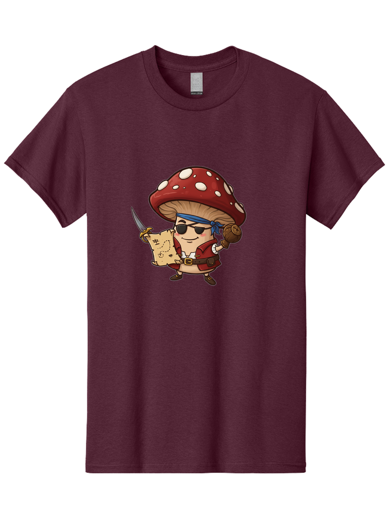 Pirate-Mushroom-2 Men'S Graphic Tee, 100% Cotton, Comfortable Casual Summer Wear, Machine Washable, Vintage Camera, Old Camera, Antique Camera, Black Camera, Classic Photography, Photography Equipment, Nostalgic Device, Film Camera, Camera Art Ban140