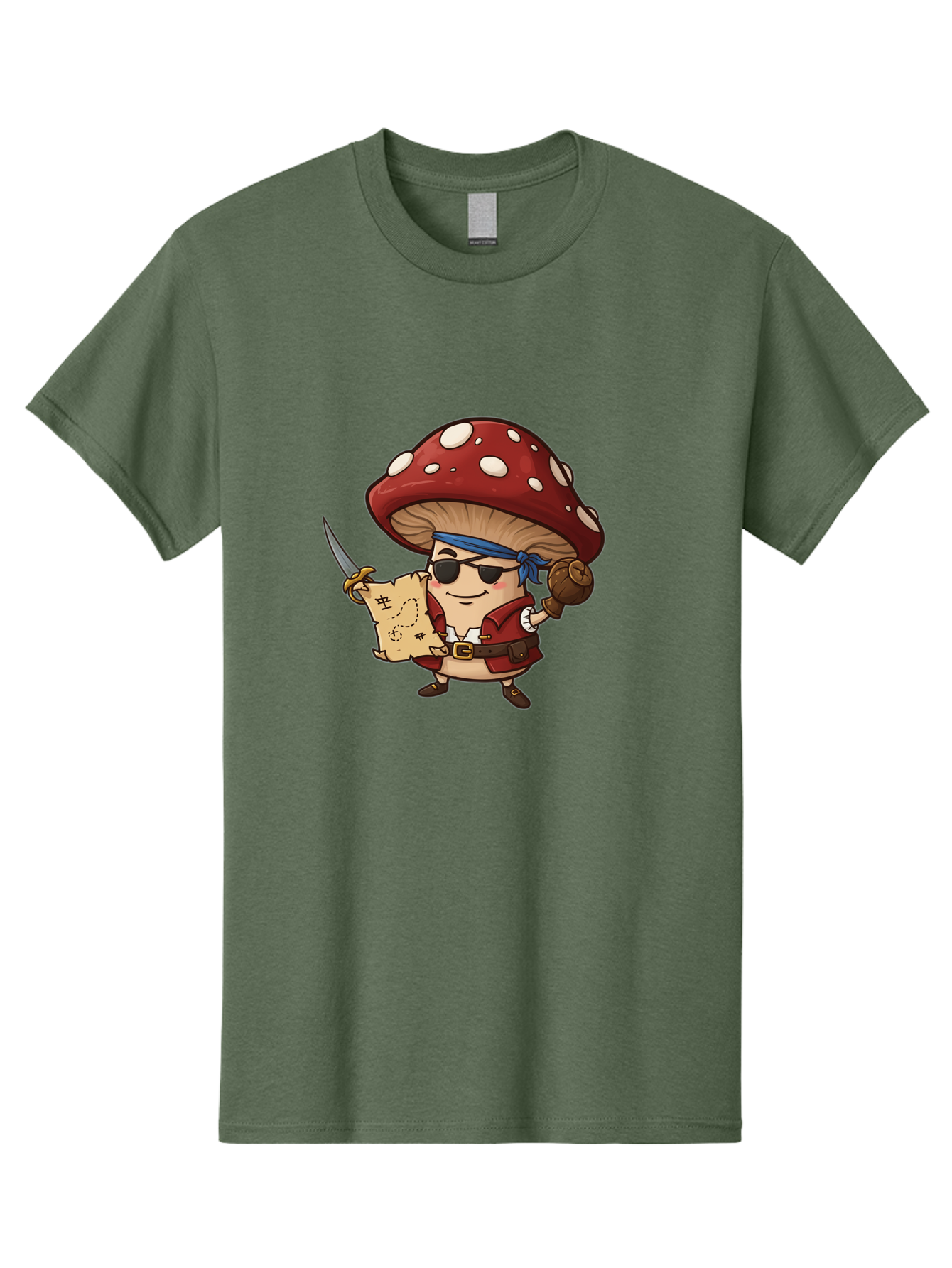 Pirate-Mushroom-2 Men'S Graphic Tee, 100% Cotton, Comfortable Casual Summer Wear, Machine Washable, Vintage Camera, Old Camera, Antique Camera, Black Camera, Classic Photography, Photography Equipment, Nostalgic Device, Film Camera, Camera Art Ban140