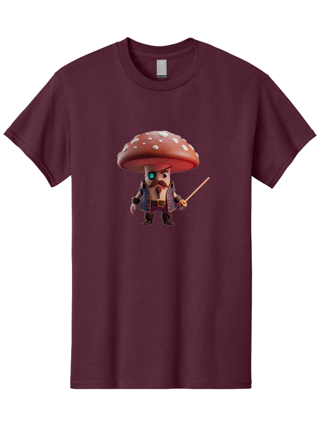 Pirate-Mushroom-3 Men'S Graphic Tee, 100% Cotton, Comfortable Casual Summer Wear, Machine Washable, Vintage Camera, Old Camera, Antique Camera, Black Camera, Classic Photography, Photography Equipment, Nostalgic Device, Film Camera, Camera Art Ban141