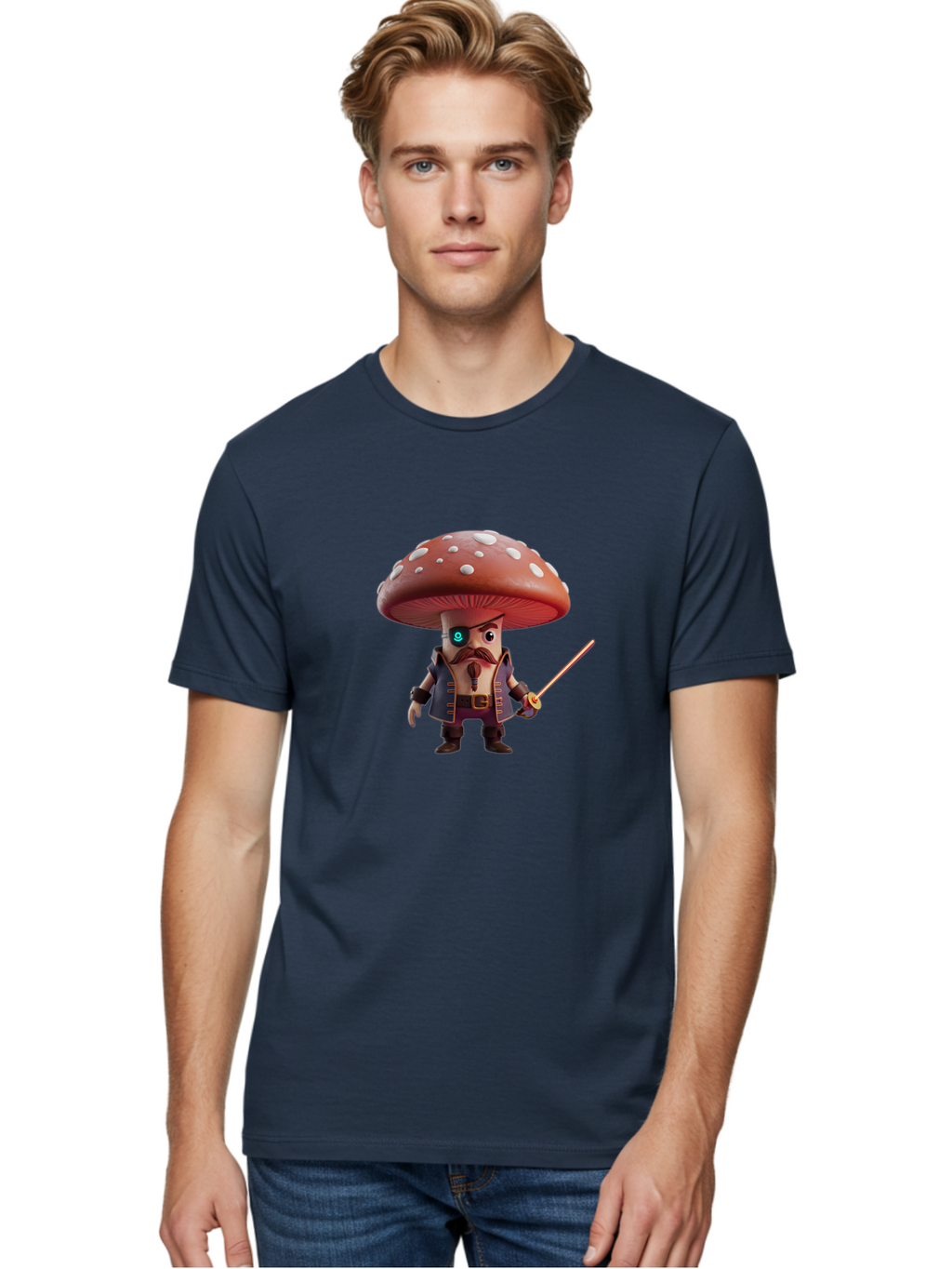 Pirate-Mushroom-3 Men'S Graphic Tee, 100% Cotton, Comfortable Casual Summer Wear, Machine Washable, Vintage Camera, Old Camera, Antique Camera, Black Camera, Classic Photography, Photography Equipment, Nostalgic Device, Film Camera, Camera Art Ban141