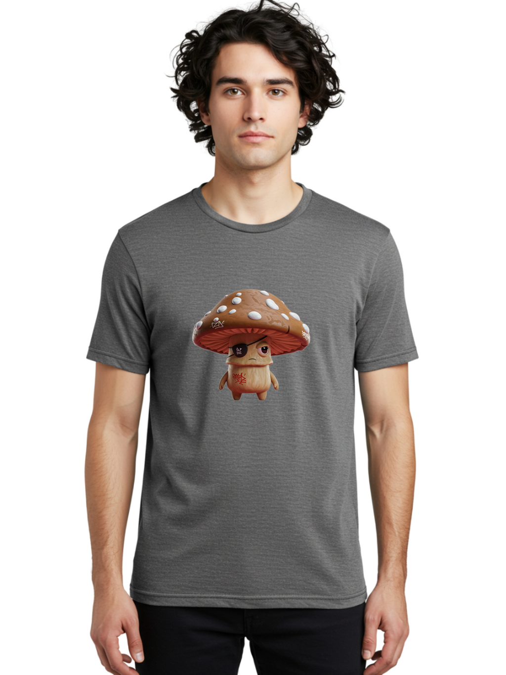 Pirate-Mushroom-6 Men'S Graphic Tee, 100% Cotton, Comfortable Casual Summer Wear, Machine Washable, Vintage Camera, Old Camera, Antique Camera, Black Camera, Classic Photography, Photography Equipment, Nostalgic Device, Film Camera, Camera Art Ban144