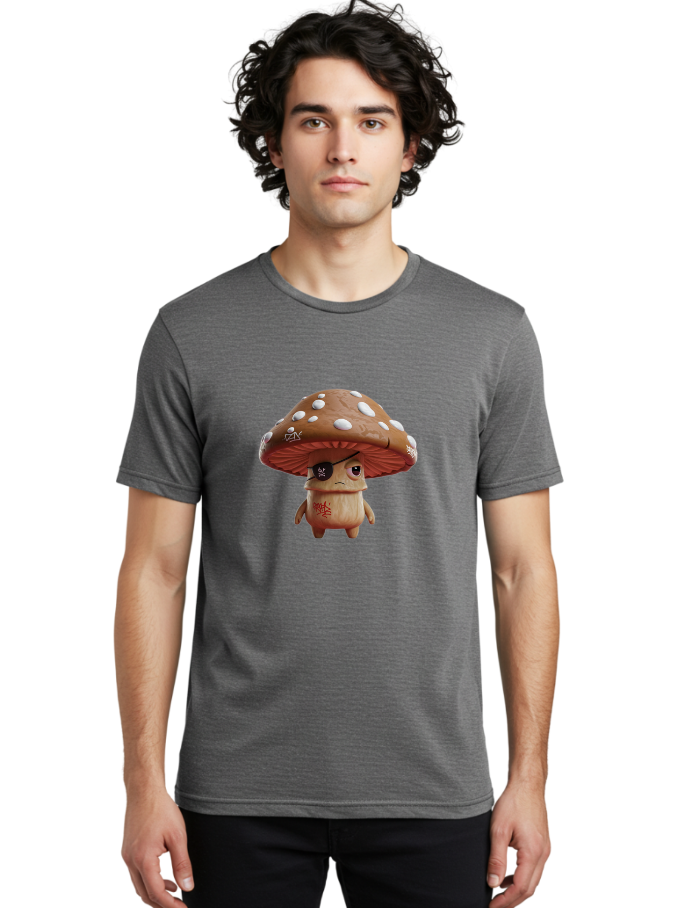 Pirate-Mushroom-6 Men'S Graphic Tee, 100% Cotton, Comfortable Casual Summer Wear, Machine Washable, Vintage Camera, Old Camera, Antique Camera, Black Camera, Classic Photography, Photography Equipment, Nostalgic Device, Film Camera, Camera Art Ban144