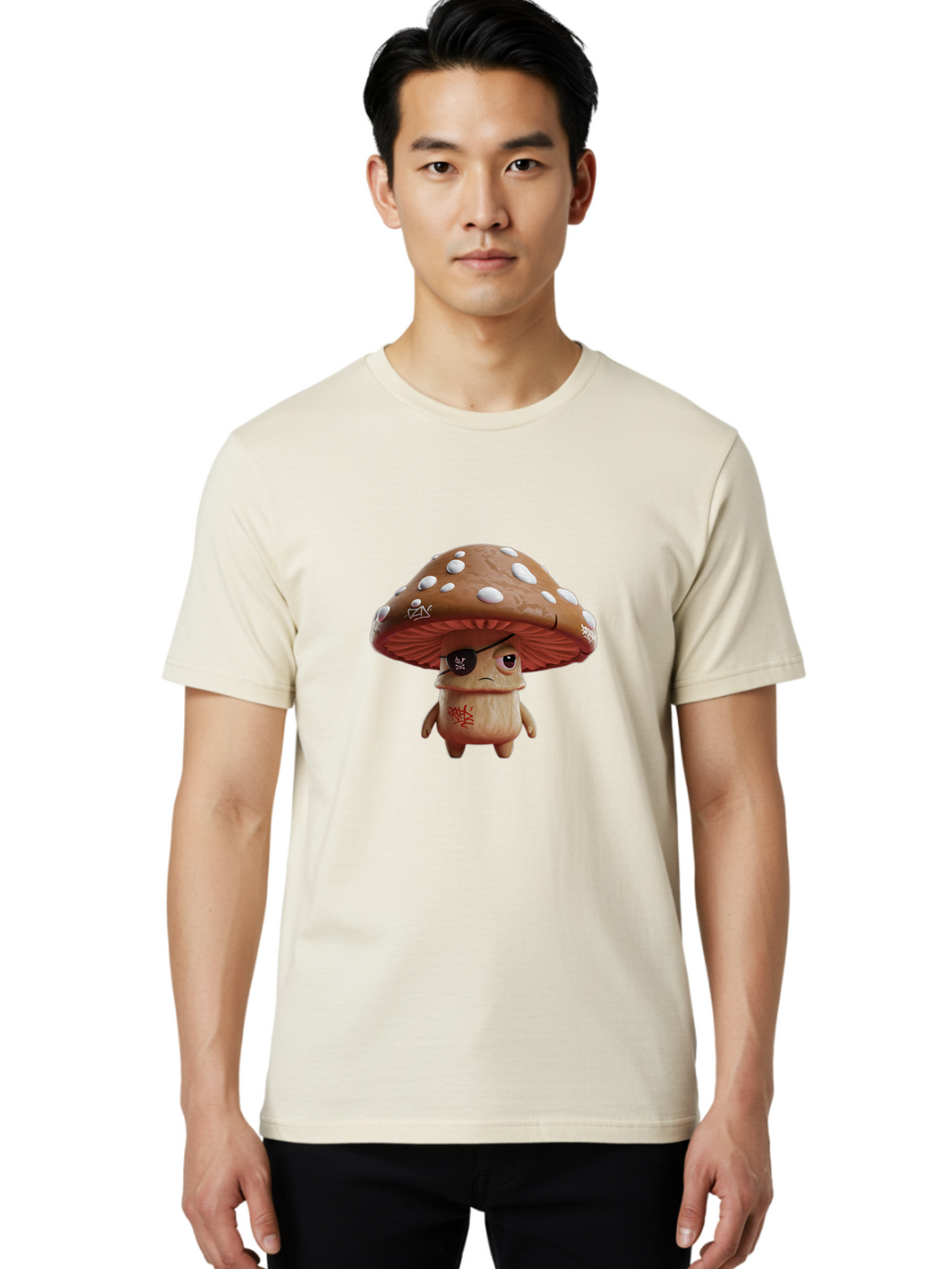 Pirate-Mushroom-6 Men'S Graphic Tee, 100% Cotton, Comfortable Casual Summer Wear, Machine Washable, Vintage Camera, Old Camera, Antique Camera, Black Camera, Classic Photography, Photography Equipment, Nostalgic Device, Film Camera, Camera Art Ban144