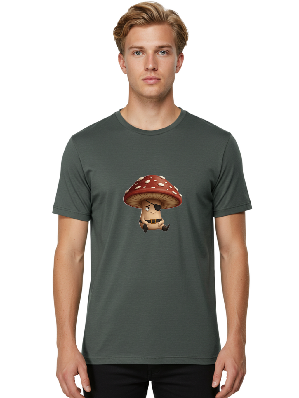 Pirate-Mushroom-7 Men'S Graphic Tee, 100% Cotton, Comfortable Casual Summer Wear, Machine Washable, Vintage Camera, Old Camera, Antique Camera, Black Camera, Classic Photography, Photography Equipment, Nostalgic Device, Film Camera, Camera Art Ban145
