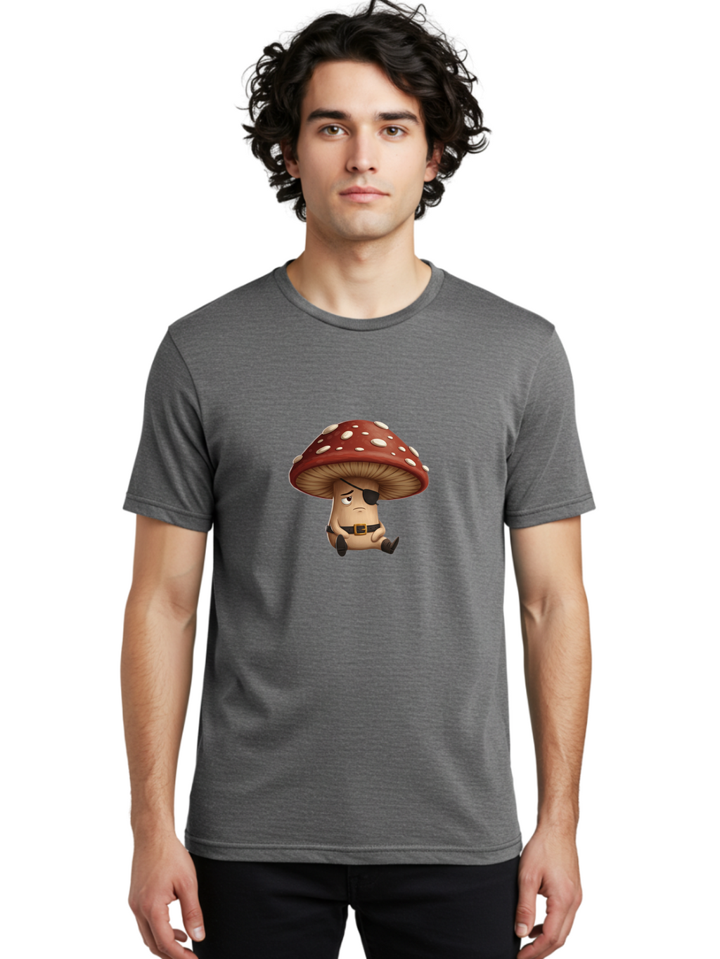Pirate-Mushroom-7 Men'S Graphic Tee, 100% Cotton, Comfortable Casual Summer Wear, Machine Washable, Vintage Camera, Old Camera, Antique Camera, Black Camera, Classic Photography, Photography Equipment, Nostalgic Device, Film Camera, Camera Art Ban145