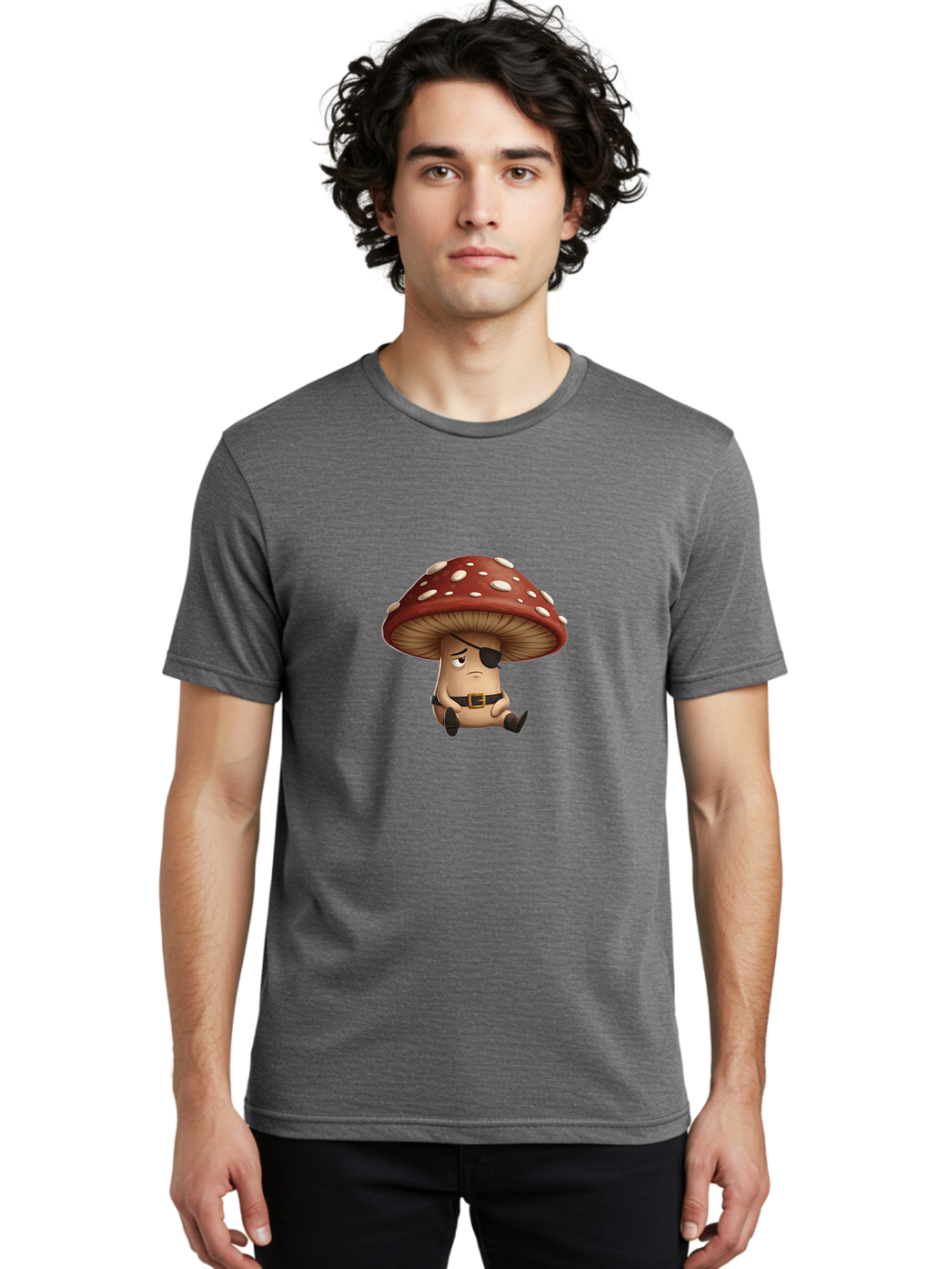 Pirate-Mushroom-7 Men'S Graphic Tee, 100% Cotton, Comfortable Casual Summer Wear, Machine Washable, Vintage Camera, Old Camera, Antique Camera, Black Camera, Classic Photography, Photography Equipment, Nostalgic Device, Film Camera, Camera Art Ban145