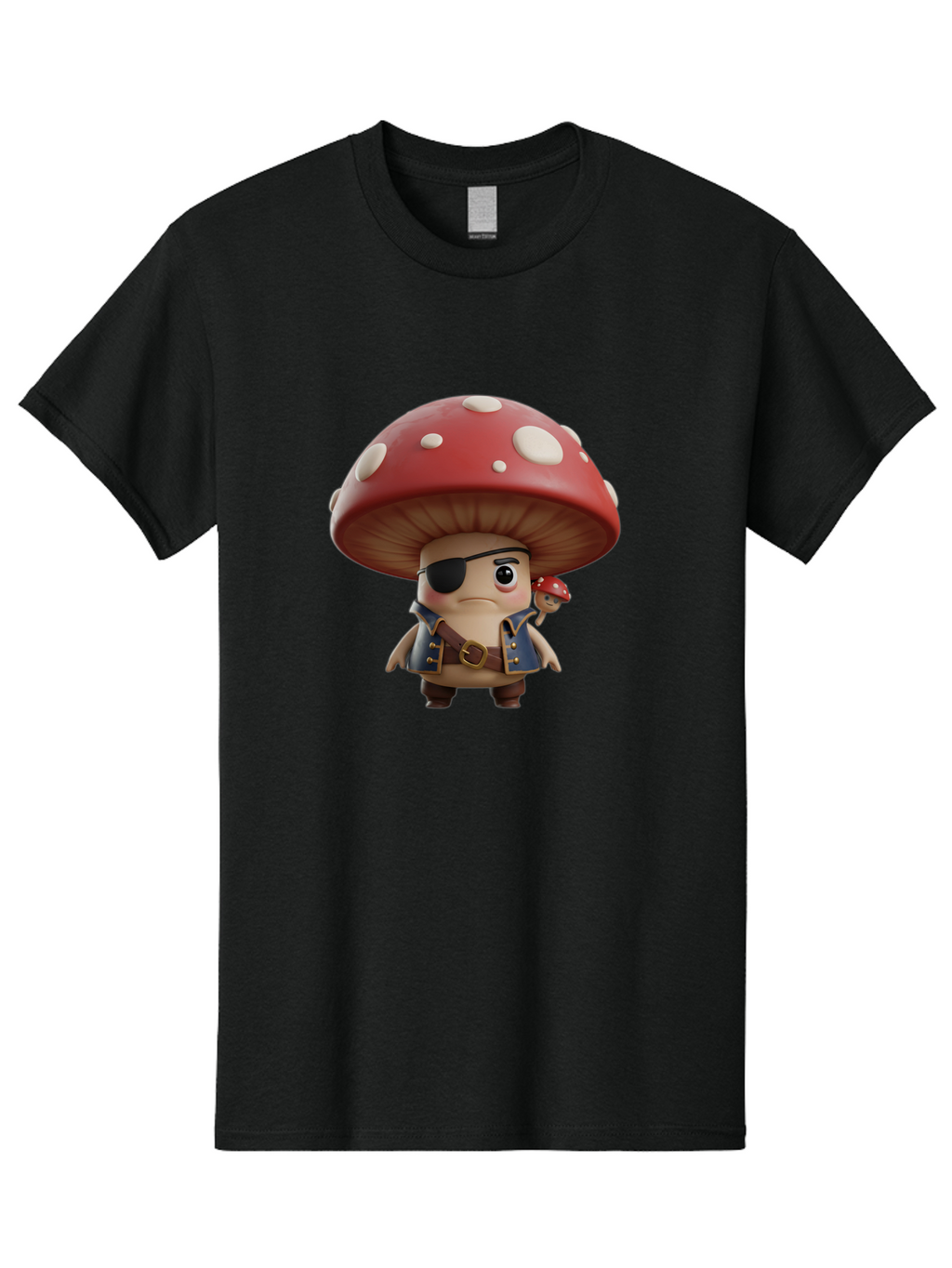 Pirate-Mushroom Men'S Graphic Tee, 100% Cotton, Comfortable Casual Summer Wear, Machine Washable, Vintage Camera, Old Camera, Antique Camera, Black Camera, Classic Photography, Photography Equipment, Nostalgic Device, Film Camera, Camera Art Ban146