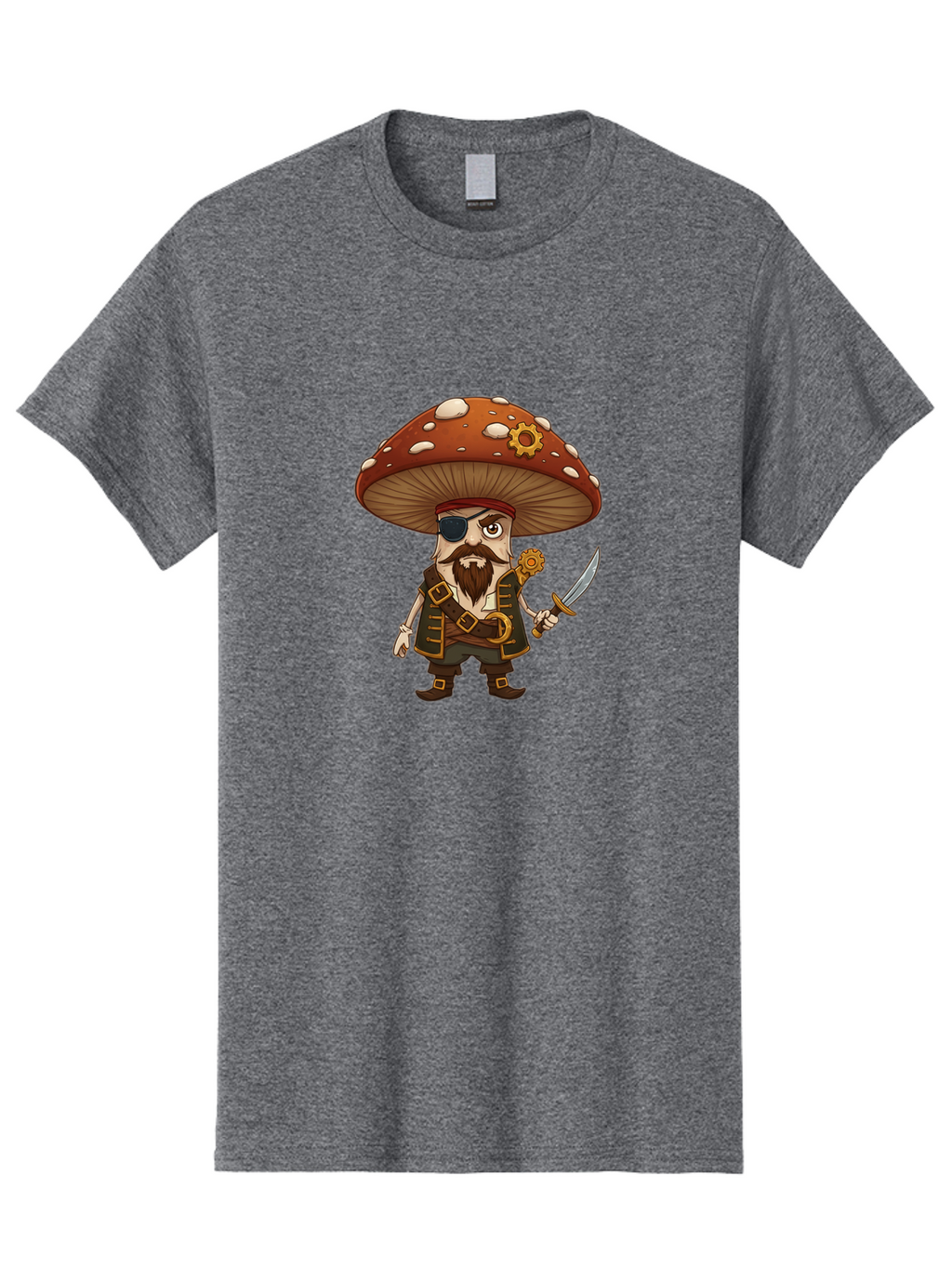 Pirate-Shroom Men'S Graphic Tee, 100% Cotton, Comfortable Casual Summer Wear, Machine Washable, Vintage Camera, Old Camera, Antique Camera, Black Camera, Classic Photography, Photography Equipment, Nostalgic Device, Film Camera, Camera Art Ban148