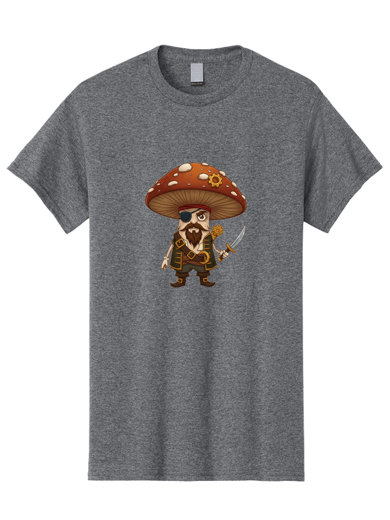 Pirate-Shroom Men'S Graphic Tee, 100% Cotton, Comfortable Casual Summer Wear, Machine Washable, Vintage Camera, Old Camera, Antique Camera, Black Camera, Classic Photography, Photography Equipment, Nostalgic Device, Film Camera, Camera Art Ban148
