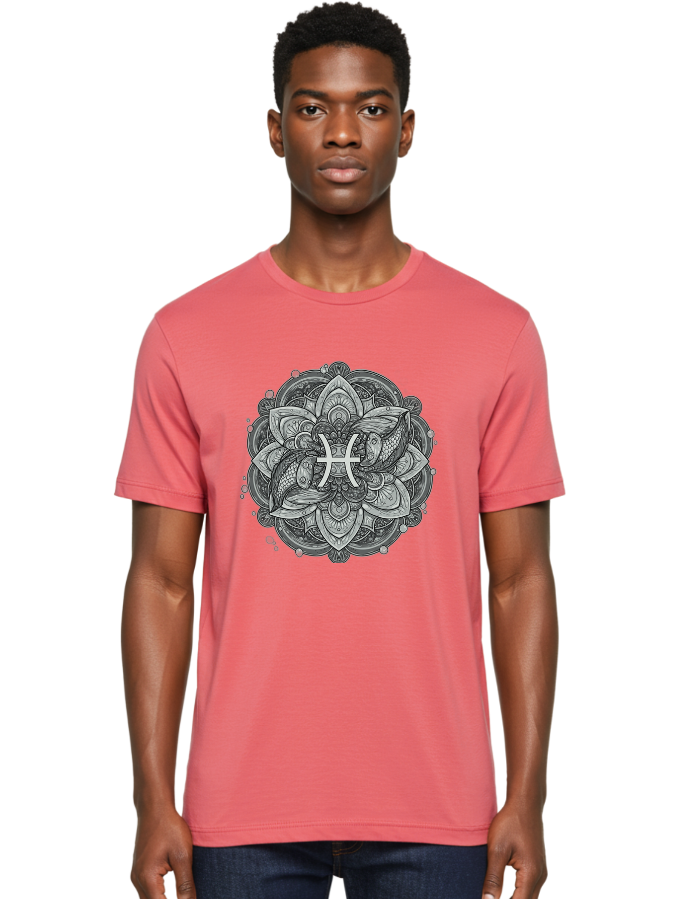 Pisces-Symbol-Mandala Men'S Graphic Tee, 100% Cotton, Comfortable Casual Summer Wear, Machine Washable, Vintage Camera, Old Camera, Antique Camera, Black Camera, Classic Photography, Photography Equipment, Nostalgic Device, Film Camera, Ban152
