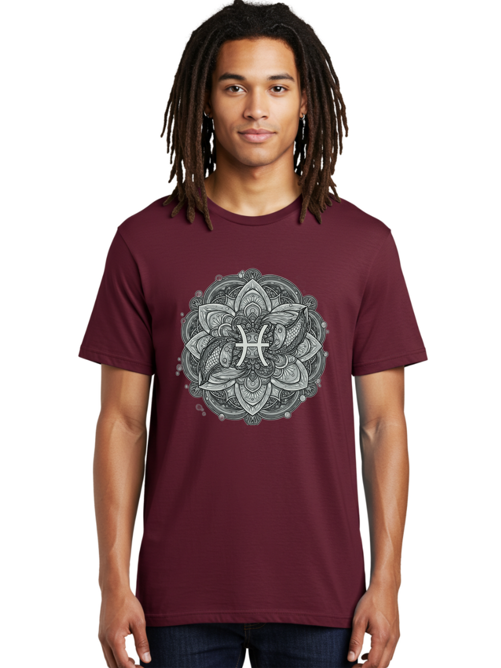 Pisces-Symbol-Mandala Men'S Graphic Tee, 100% Cotton, Comfortable Casual Summer Wear, Machine Washable, Vintage Camera, Old Camera, Antique Camera, Black Camera, Classic Photography, Photography Equipment, Nostalgic Device, Film Camera, Ban152